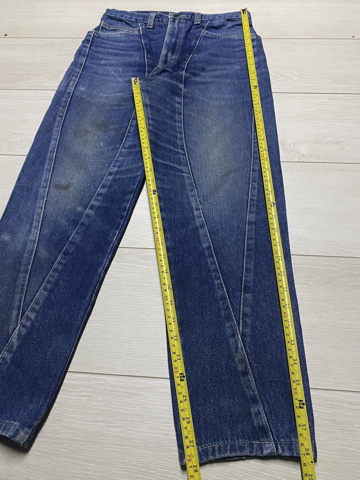 Columbia × Kith Vintage Japanese Brand Work Wear Repair Jeans Size US 29 - 12 Thumbnail