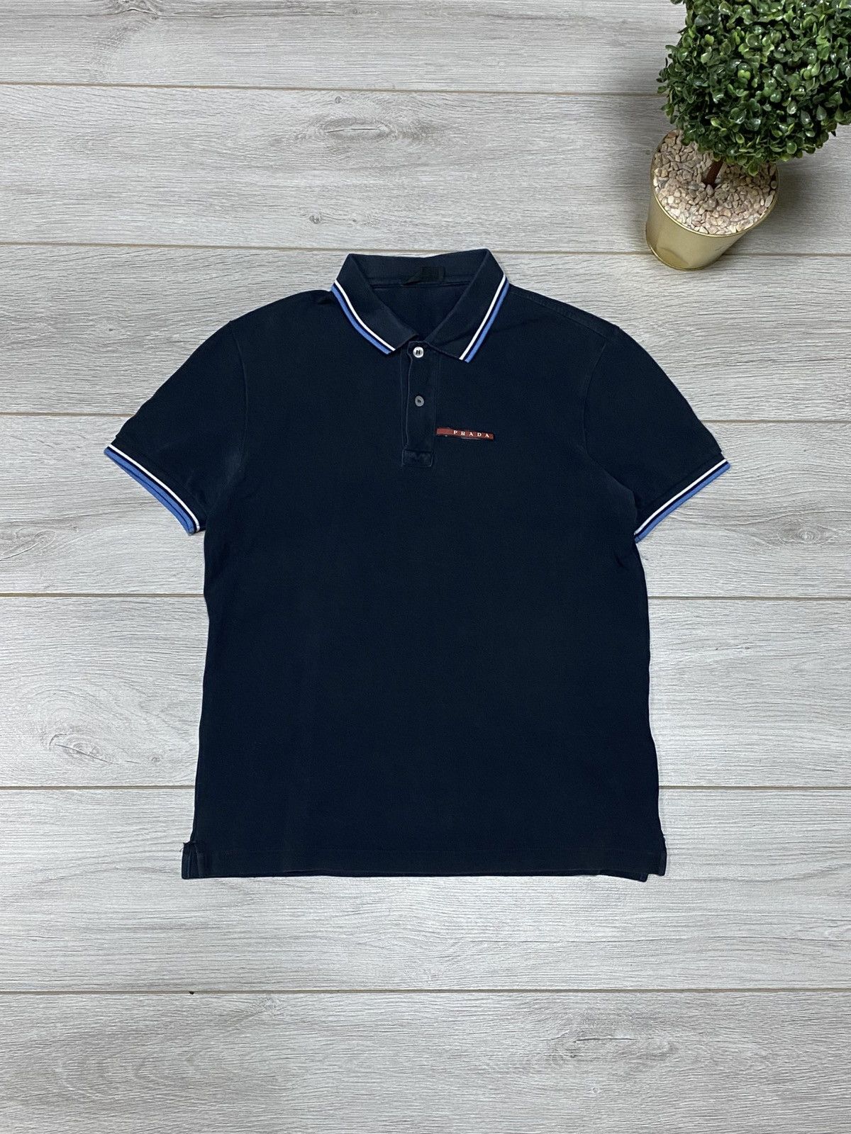 Prada Prada red tab vintage polo Size US M / EU 48-50 / 2 - 1 Thumbnail