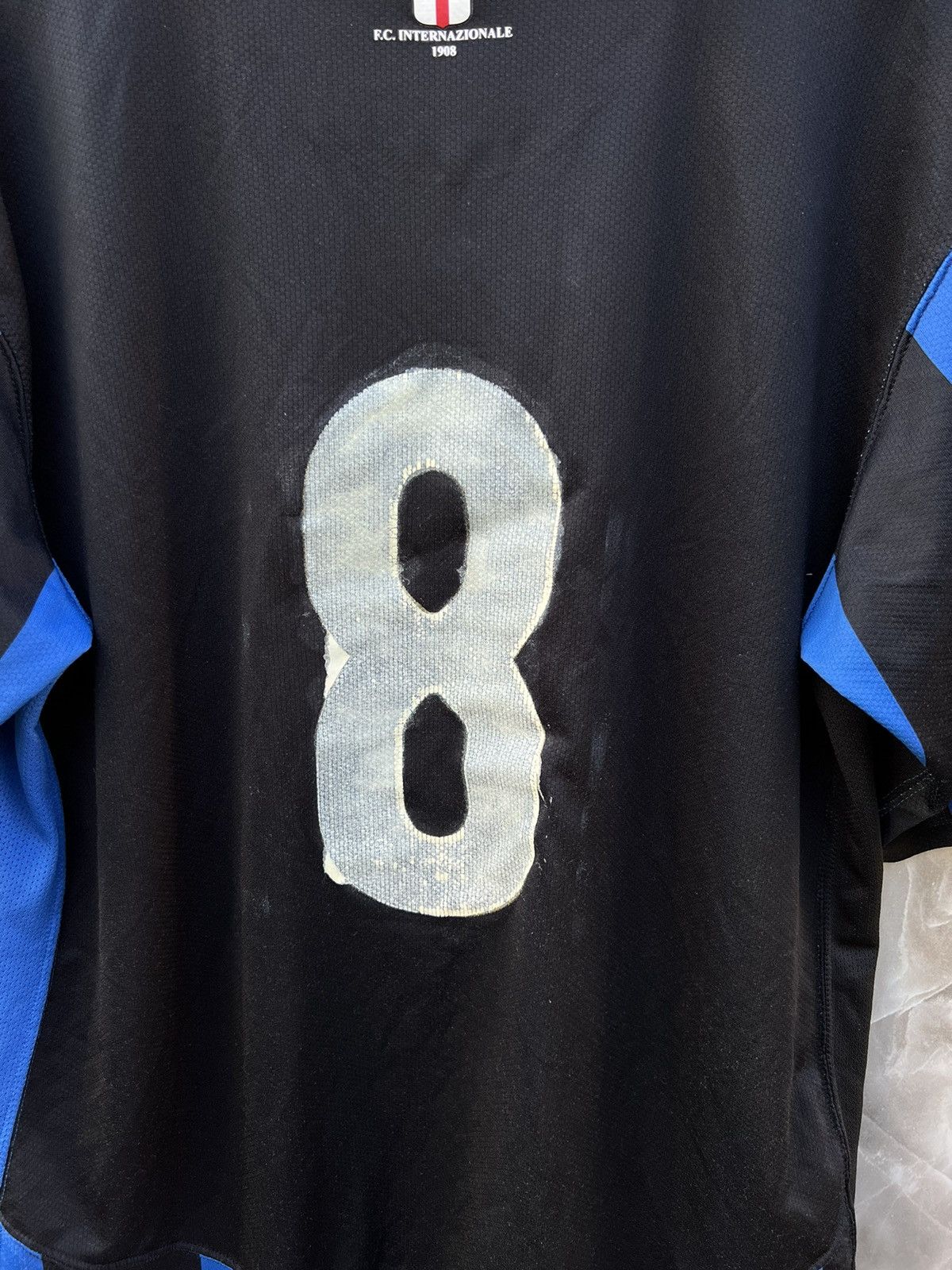 Nike × Vintage Vintage Nike Inter Milan #8 2006/07 Soccer Home Jersey Size US XL / EU 56 / 4 - 11 Thumbnail