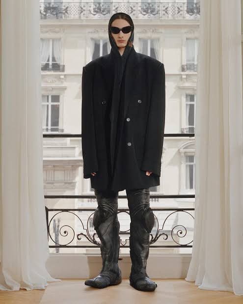 Balenciaga BALENCIAGA SPRING24 BIKER OVER THE KNEE BOOTS Size US 12.5 / EU 45-46 - 13 Thumbnail