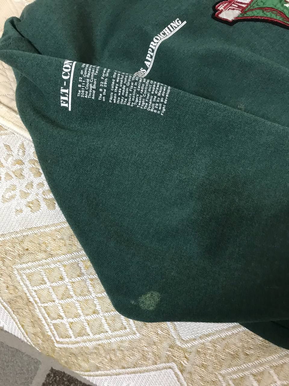 Alpha Industries 🔥 Vintage Flight Military Sweatshirt Army Alpha Industries Size US S / EU 44-46 / 1 - 12 Thumbnail
