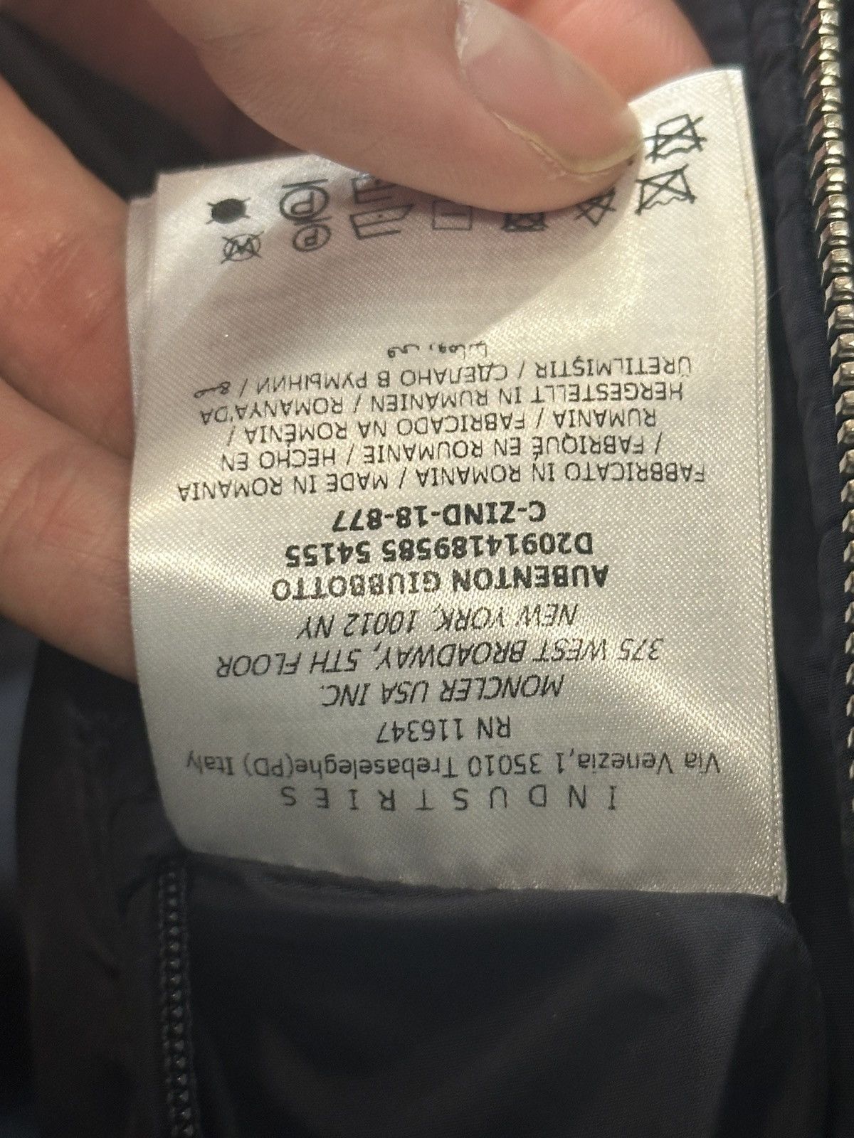 Moncler Moncler Aubenton Giubbotto Size US M / EU 48-50 / 2 - 8 Thumbnail
