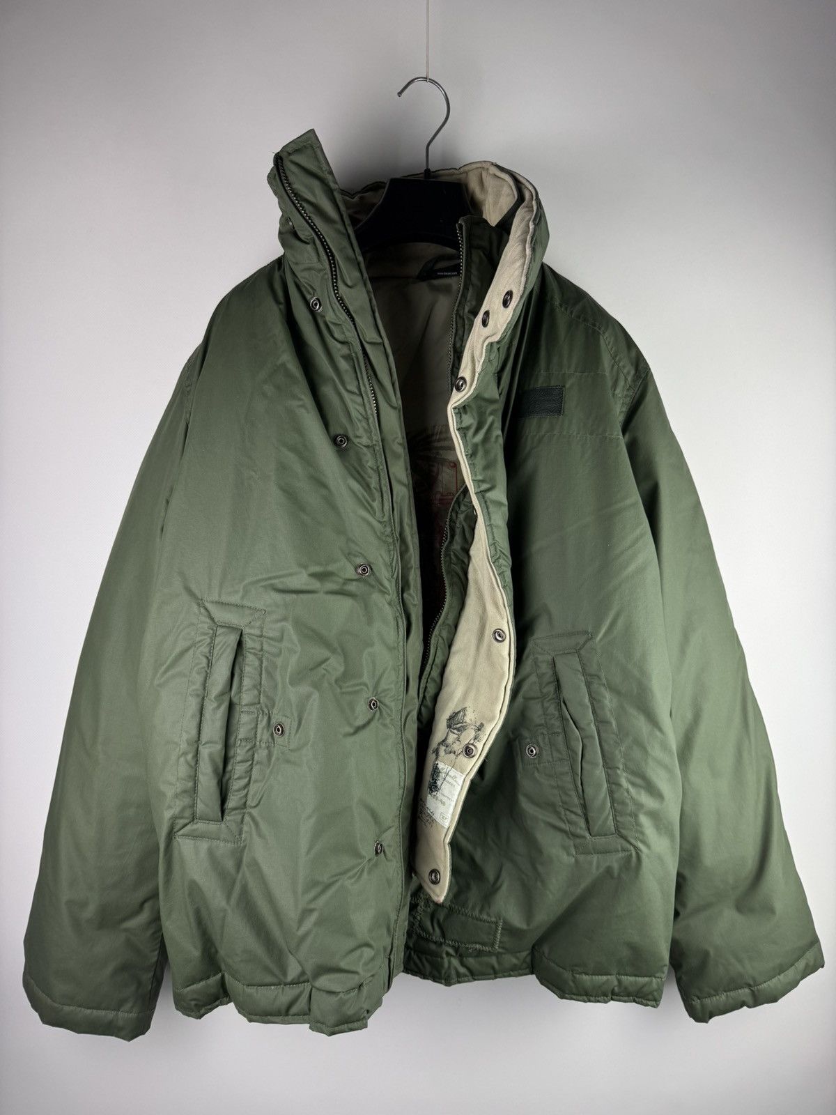 Diesel Vintage Y2K Diesel Military Down Jacket Khaki Size US L / EU 52-54 / 3 - 1 Thumbnail