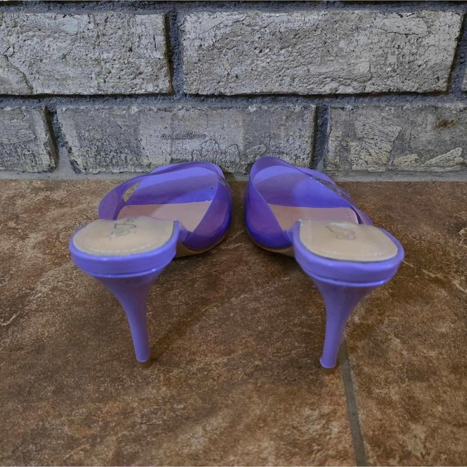 Forever 21 Amethyst | FOREVER | Crest Kitten Heels Size US 6 / IT 36 - 4 Thumbnail