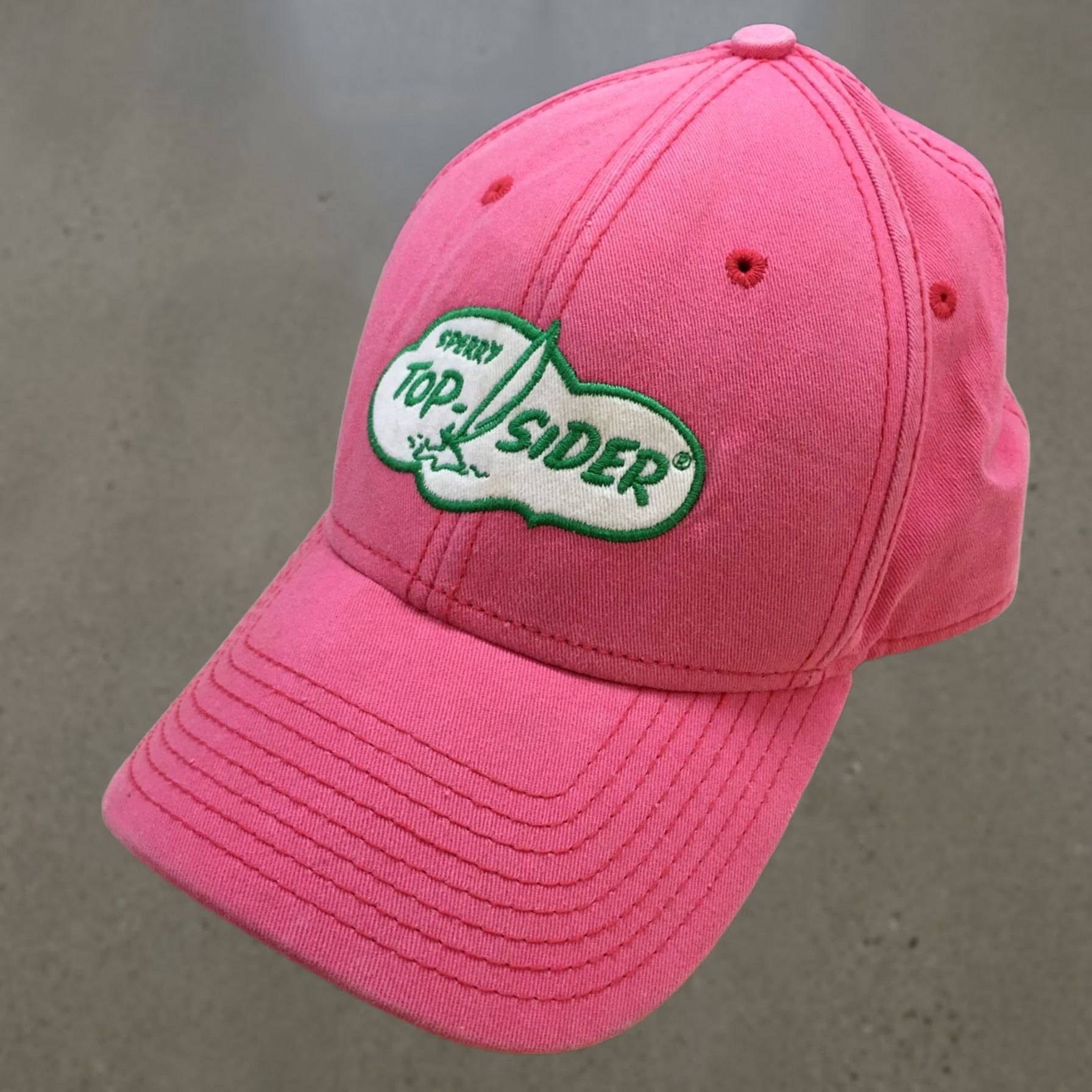 Sperry Sperry Top Sider Baseball Cap Womens Pink One Size Curved Brim Embroidered Logo Size ONE SIZE - 1 Thumbnail