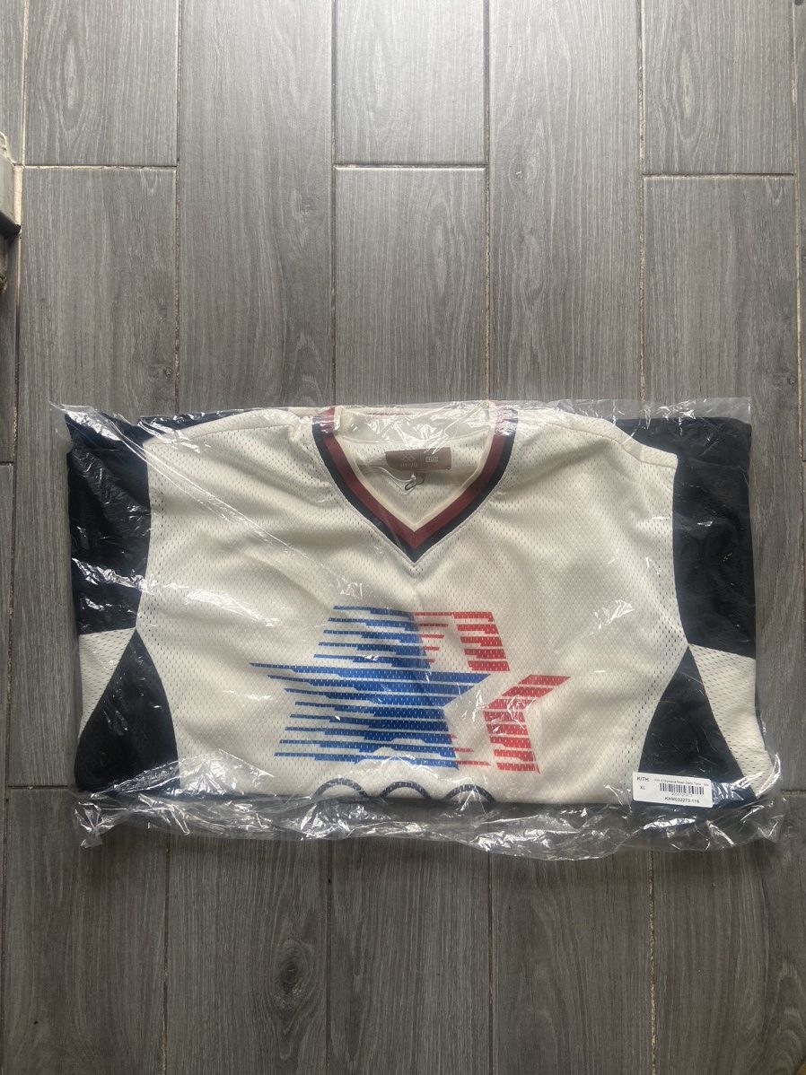 Kith Kith for Olympics Heritage Mesh Darin Warm Up Shirt size XL Size US XL / EU 56 / 4 - 1 Thumbnail
