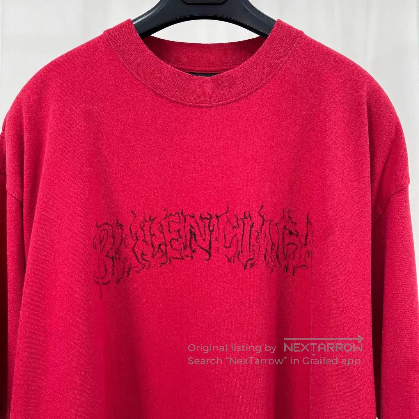 Balenciaga Balenciaga Flame Burst Letter Short-Sleeve. Size US M / EU 48-50 / 2 - 3 Thumbnail