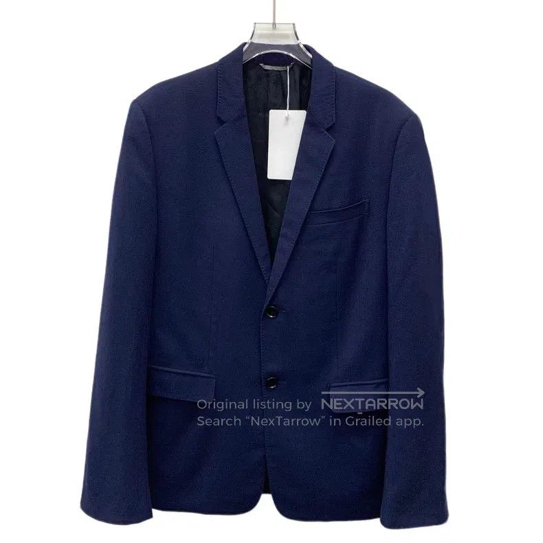 Dior Dior Blue lapel woollen long-sleeved suit jacket Size US M / EU 48-50 / 2 - 1 Thumbnail
