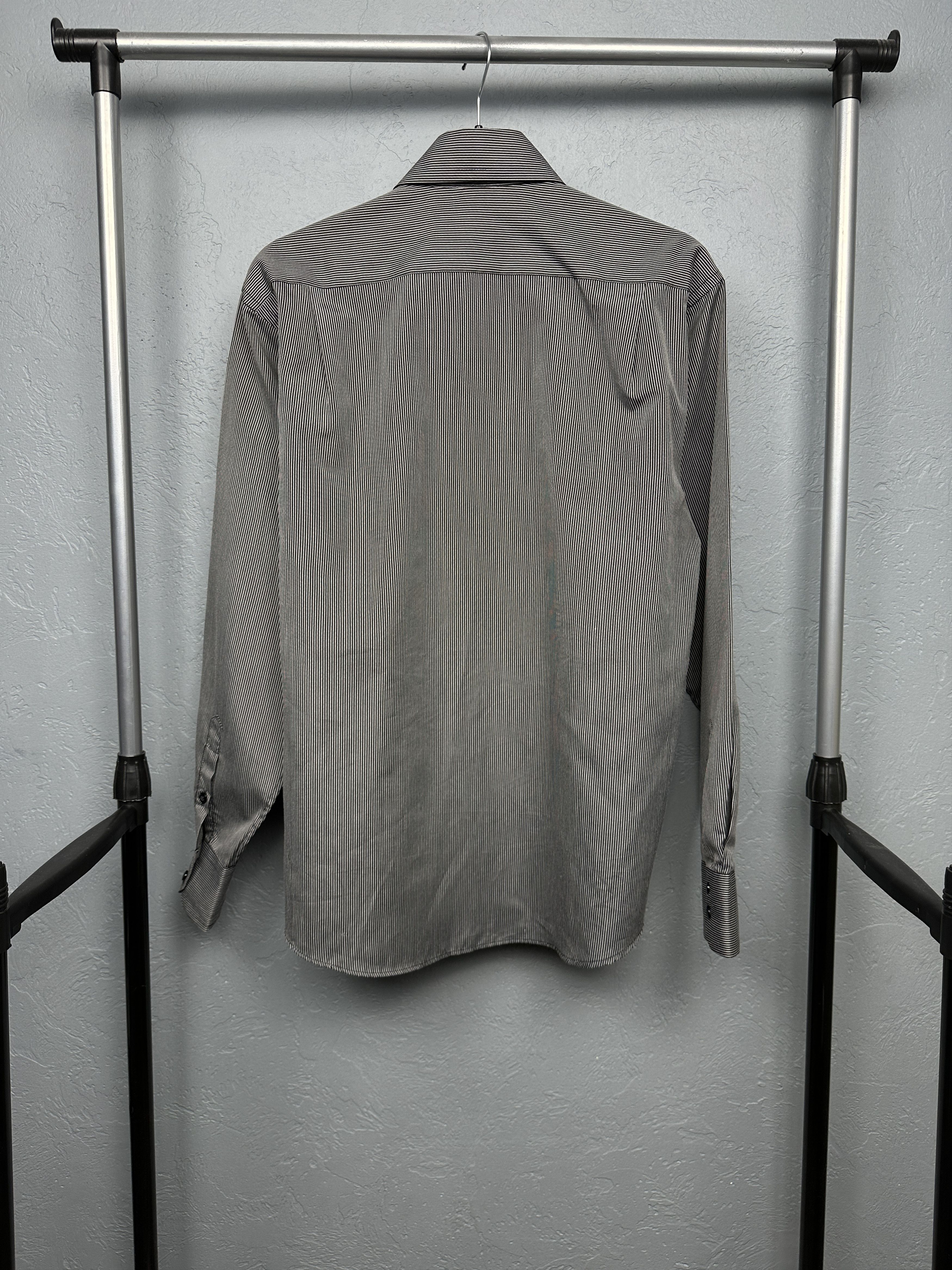 Paul Smith × Vintage Paul Smith Vintage Mens Long Sleeve Striped Shirt Size US L / EU 52-54 / 3 - 6 Thumbnail