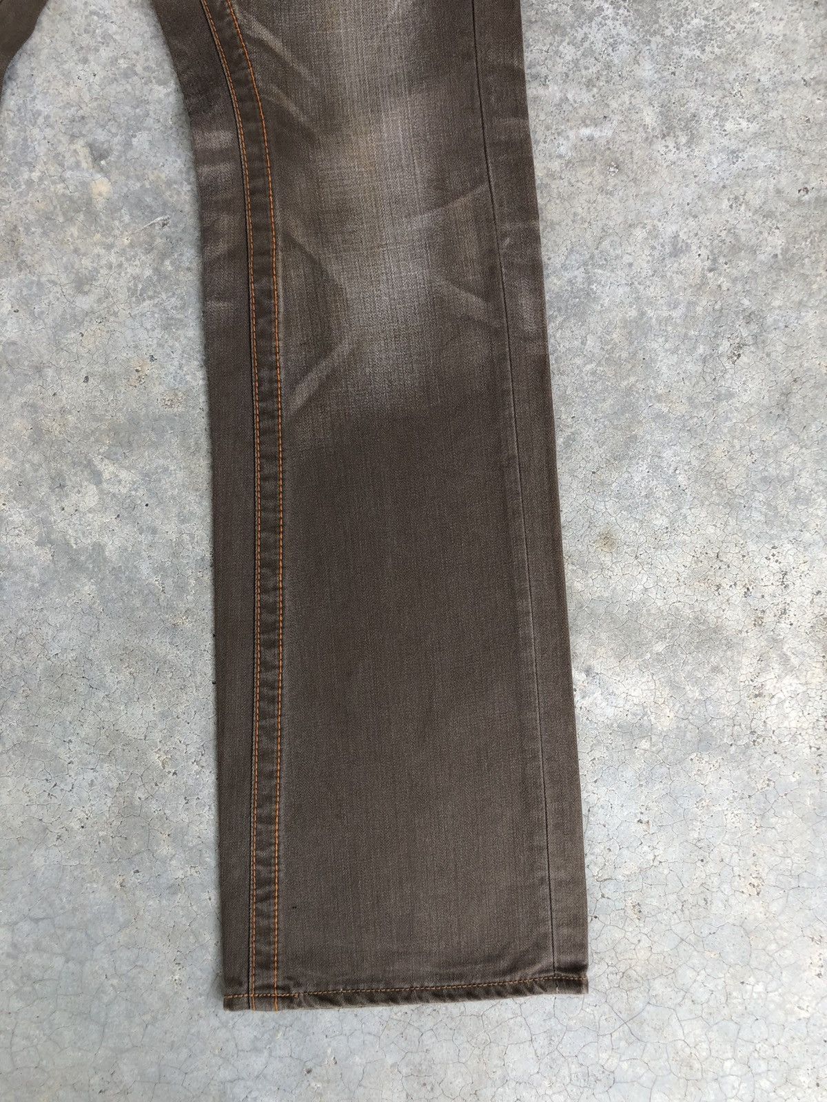 Japanese Brand Y2K BW Flare Jeans Distressed Jeans Size US 30 / EU 46 - 7 Thumbnail