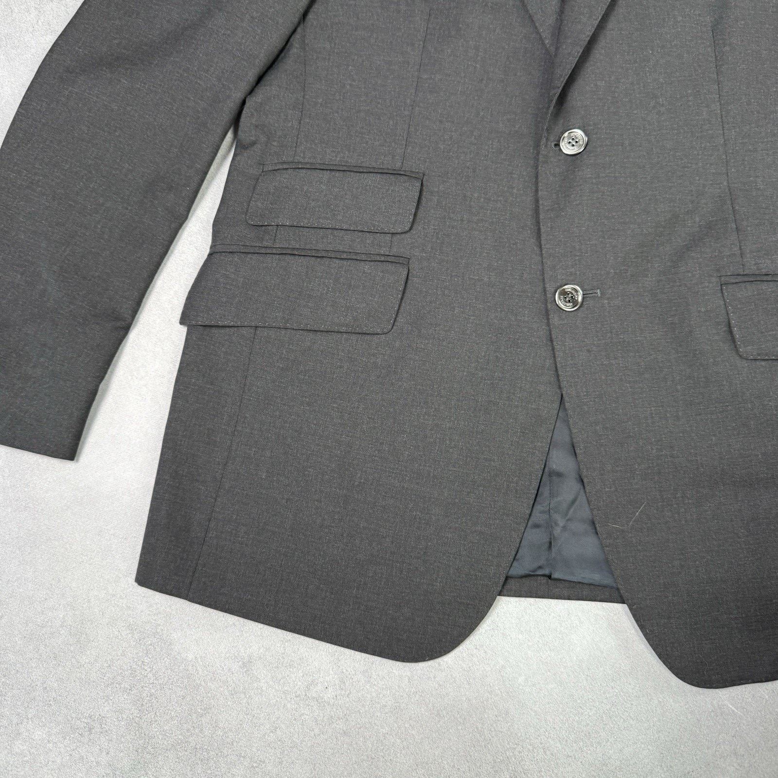 Burberry Burberry Men Wool Blazer Grey Size 50R Size 40R - 8 Thumbnail