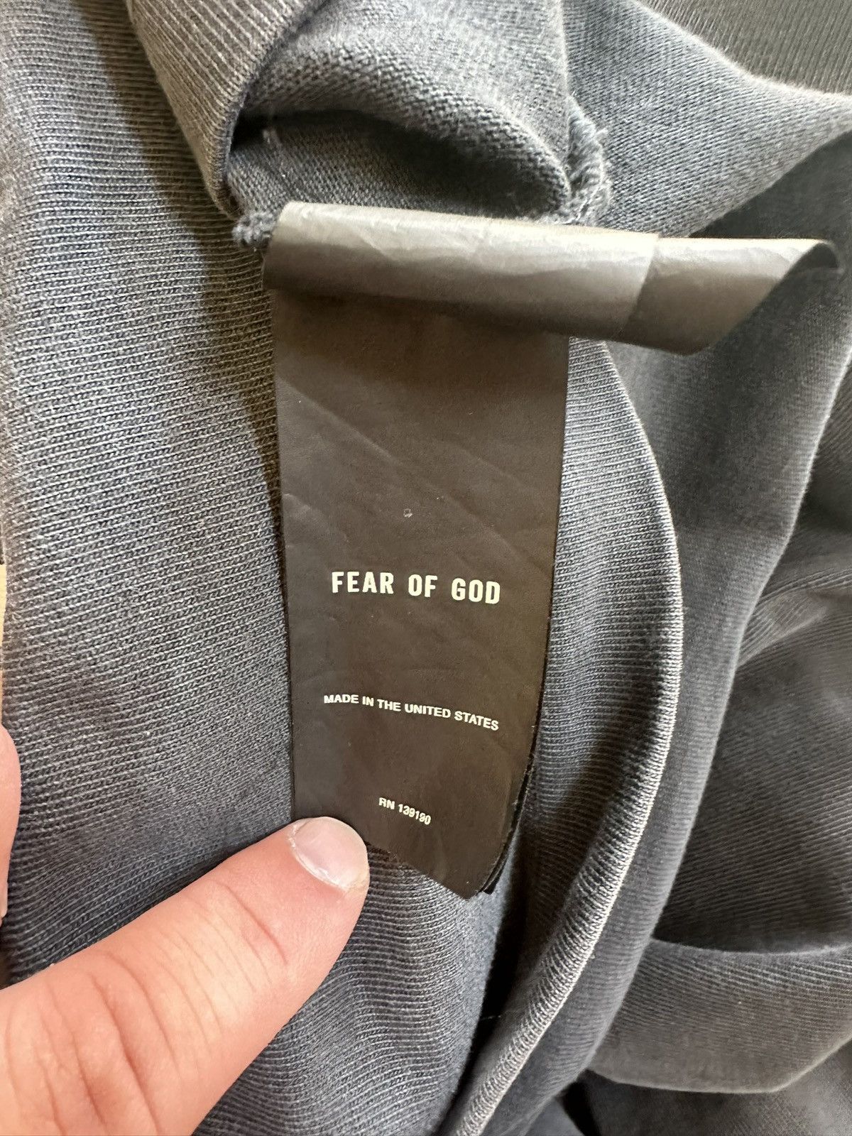Fear of God Fear Of God x RRR 123 t-shirt Size US L / EU 52-54 / 3 - 8 Thumbnail