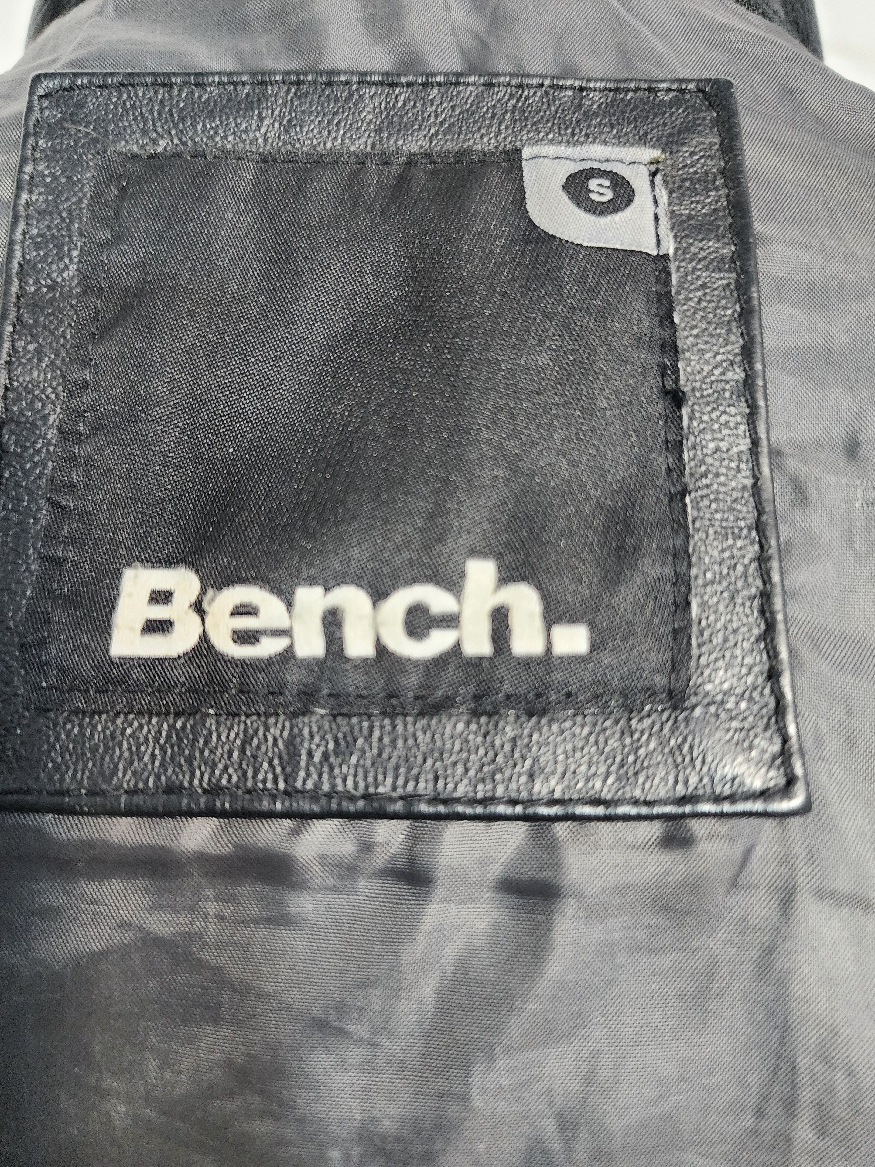 Bench Men's black leather jacket. Size US M / EU 48-50 / 2 - 8 Thumbnail