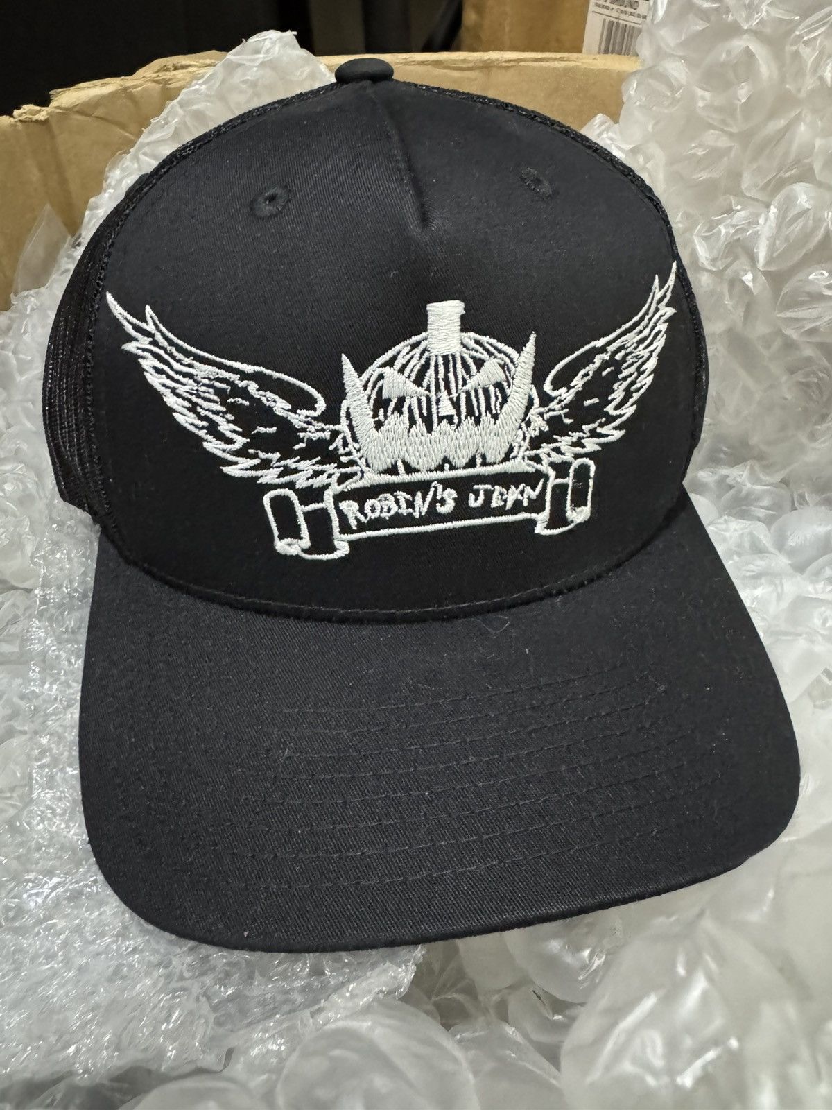 Asspizza × Robins Jeans Asspizza x Robins Jeans Trucker Hat Black 2022 Size ONE SIZE - 2 Thumbnail