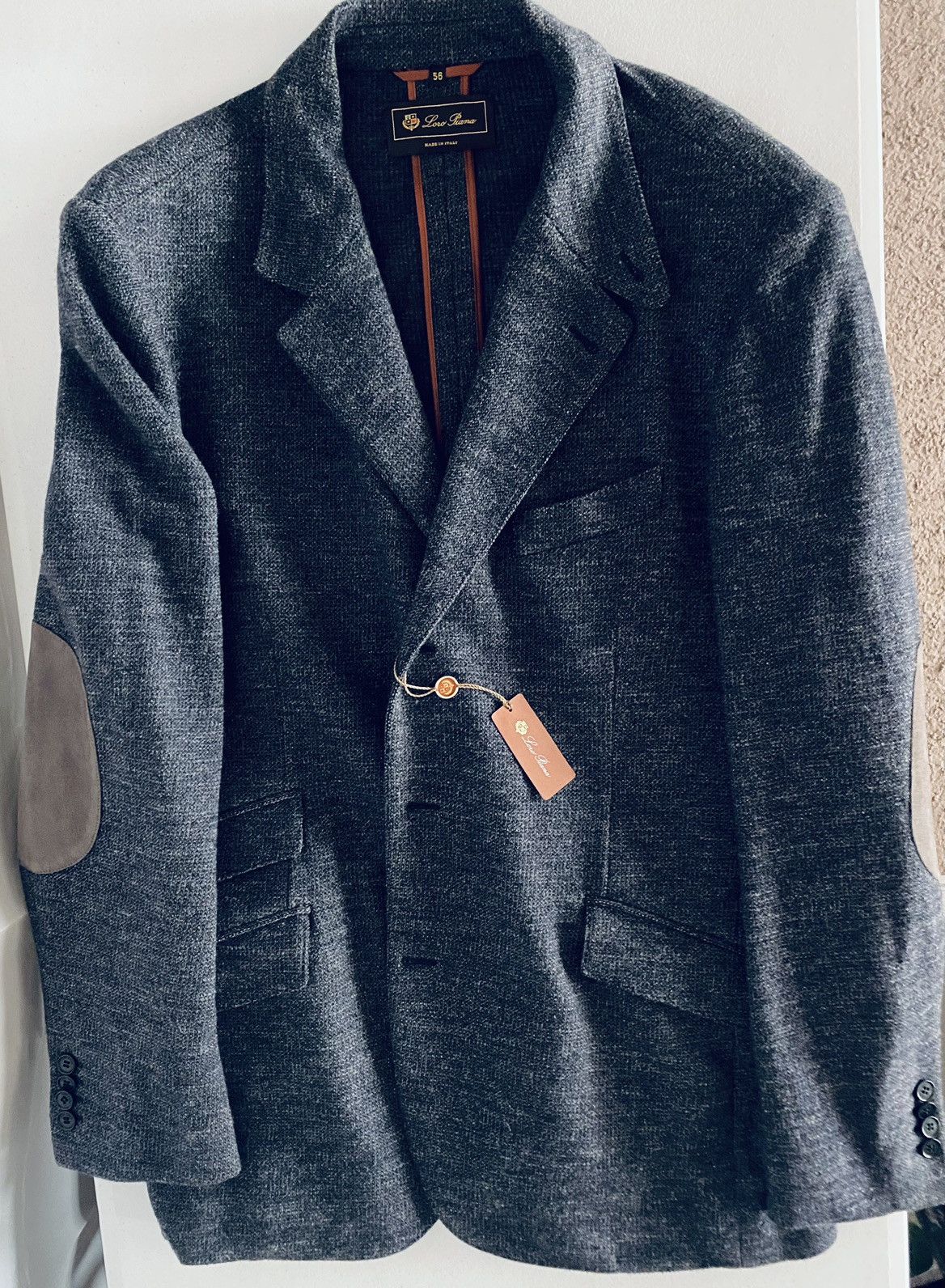 Loro Piana Loro Piana 🇮🇹 Sweater Knit Wool Cashmere Goatskin Trim 56 NEW Size US XL / EU 56 / 4 - 9 Thumbnail