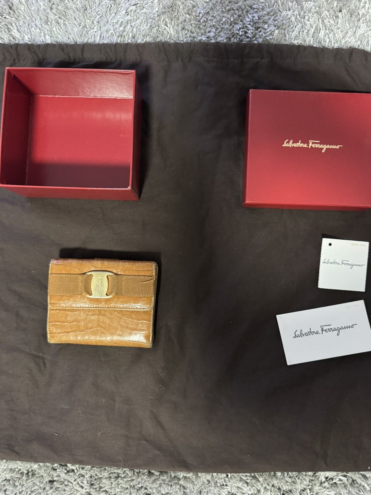 Salvatore Ferragamo Ferragamo Crodocile Wallet Size ONE SIZE - 2 Thumbnail