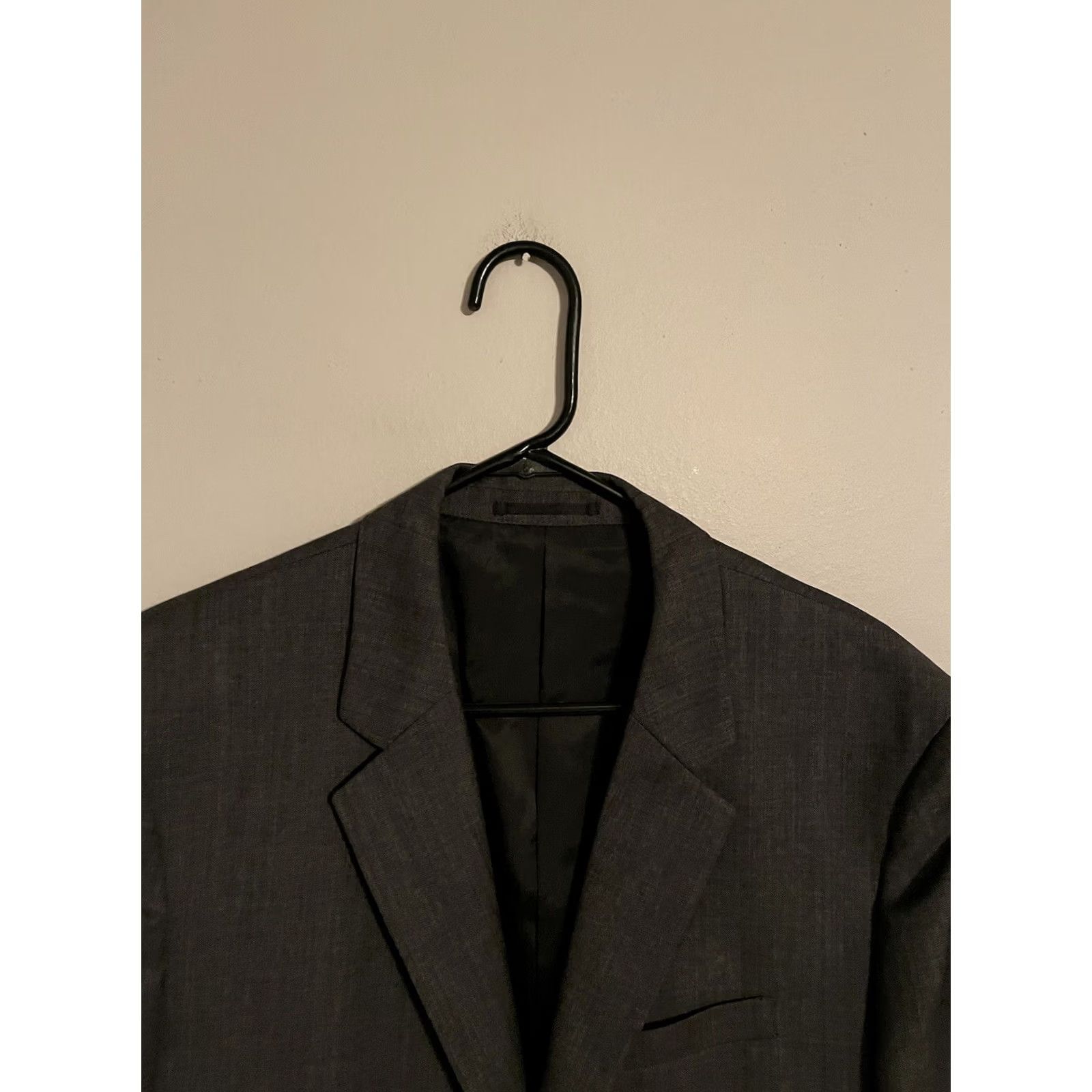 Theory Theory Commissioner Gray Wool Blazer Suit Jacket Coat Men's 44R Darker Charcoal Size 44R - 2 Thumbnail