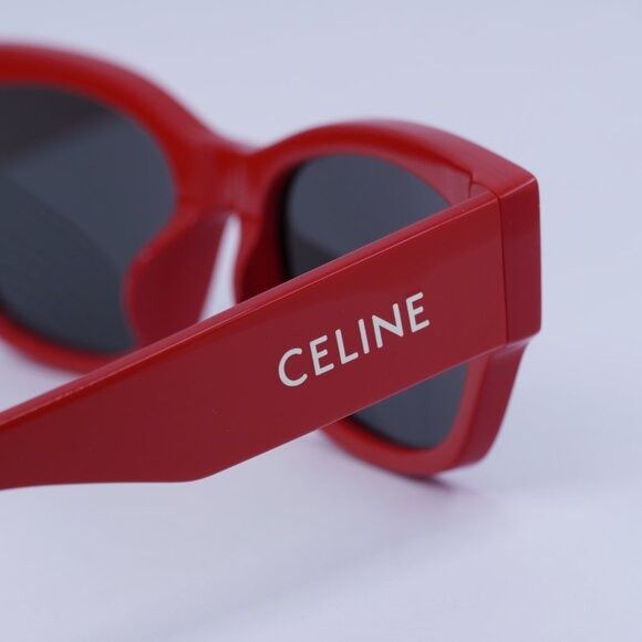 Celine 🕶️ New Celine CL40197U 66A Red/Smoke Sunglasses Size ONE SIZE - 8 Thumbnail