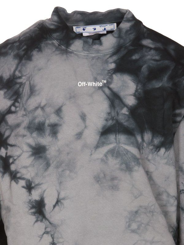 Off-White o1in1s0225 Q:2 /Diag Arrow Tie Dye Skate Crewneck Multicolor Size US L / EU 52-54 / 3 - 3 Thumbnail