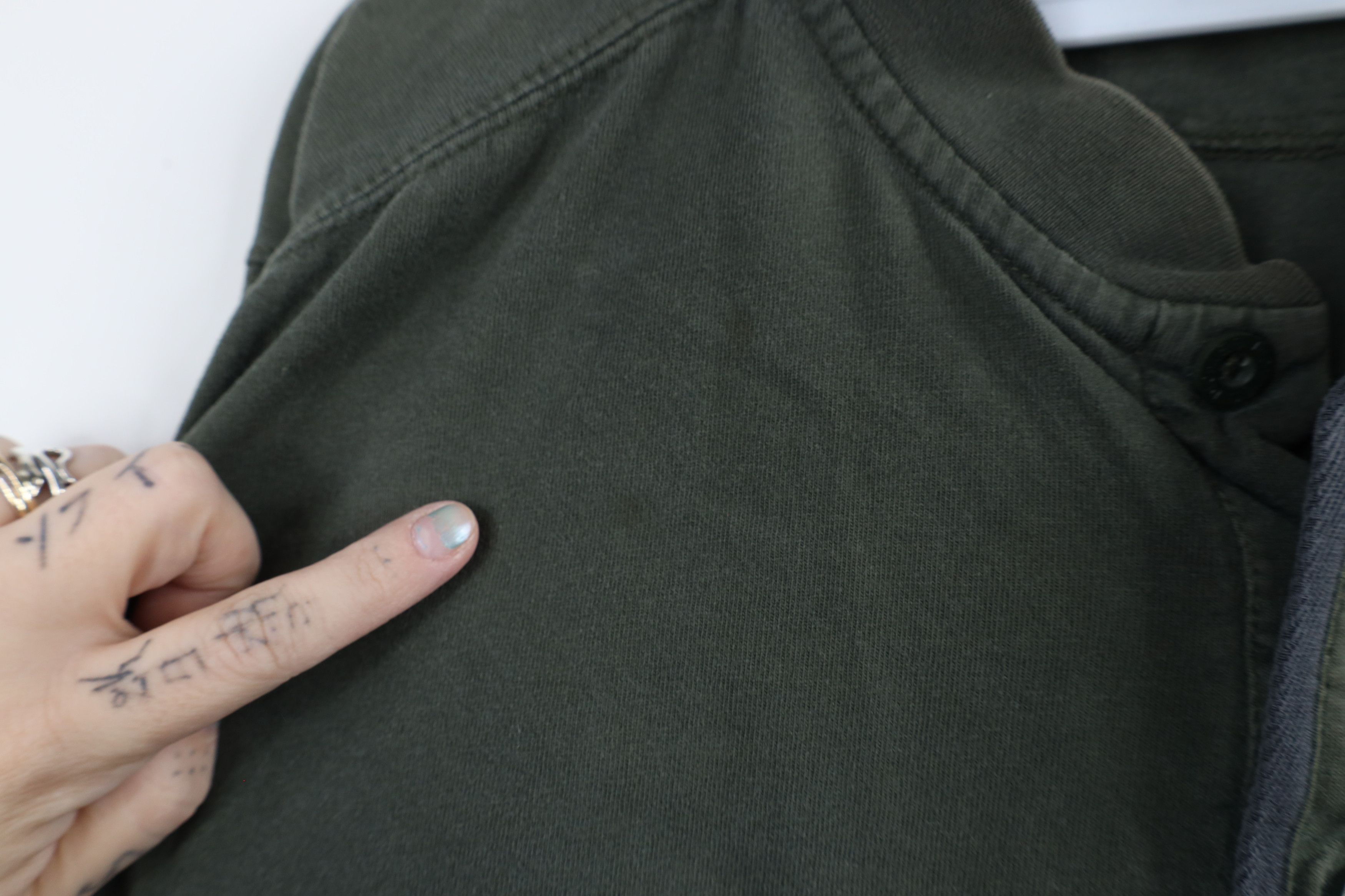 Dickies × Vintage Vintage Dickies Blank Short Sleeve Henley T-Shirt Green Size US L / EU 52-54 / 3 - 6 Thumbnail