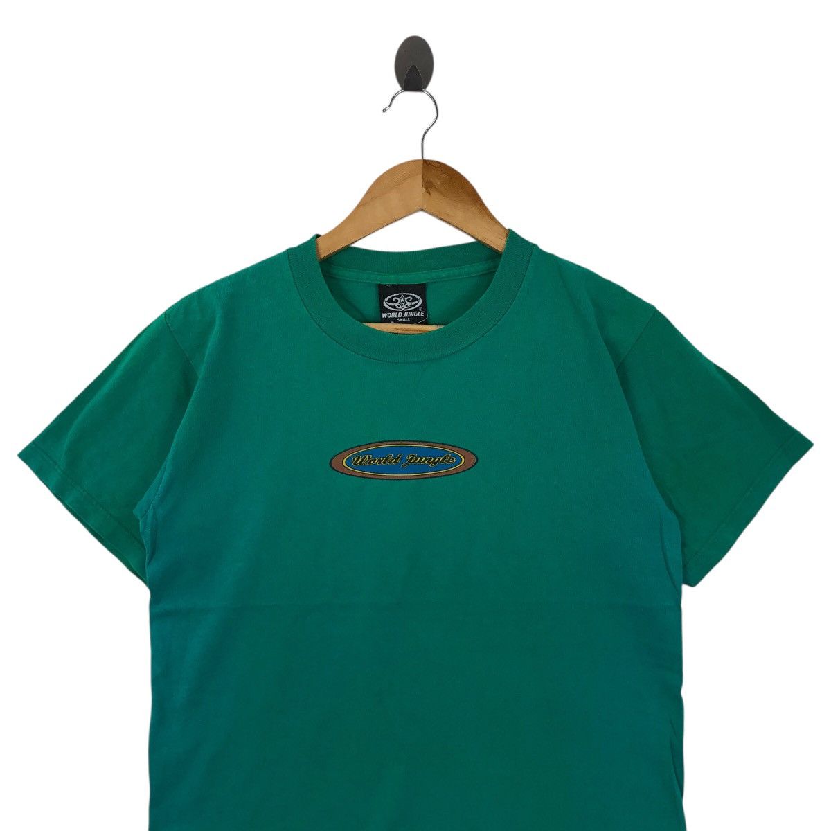 Vintage Vintage 90s WORLD JUNGLE Skateboard Surf Size S Size US S / EU 44-46 / 1 - 4 Thumbnail