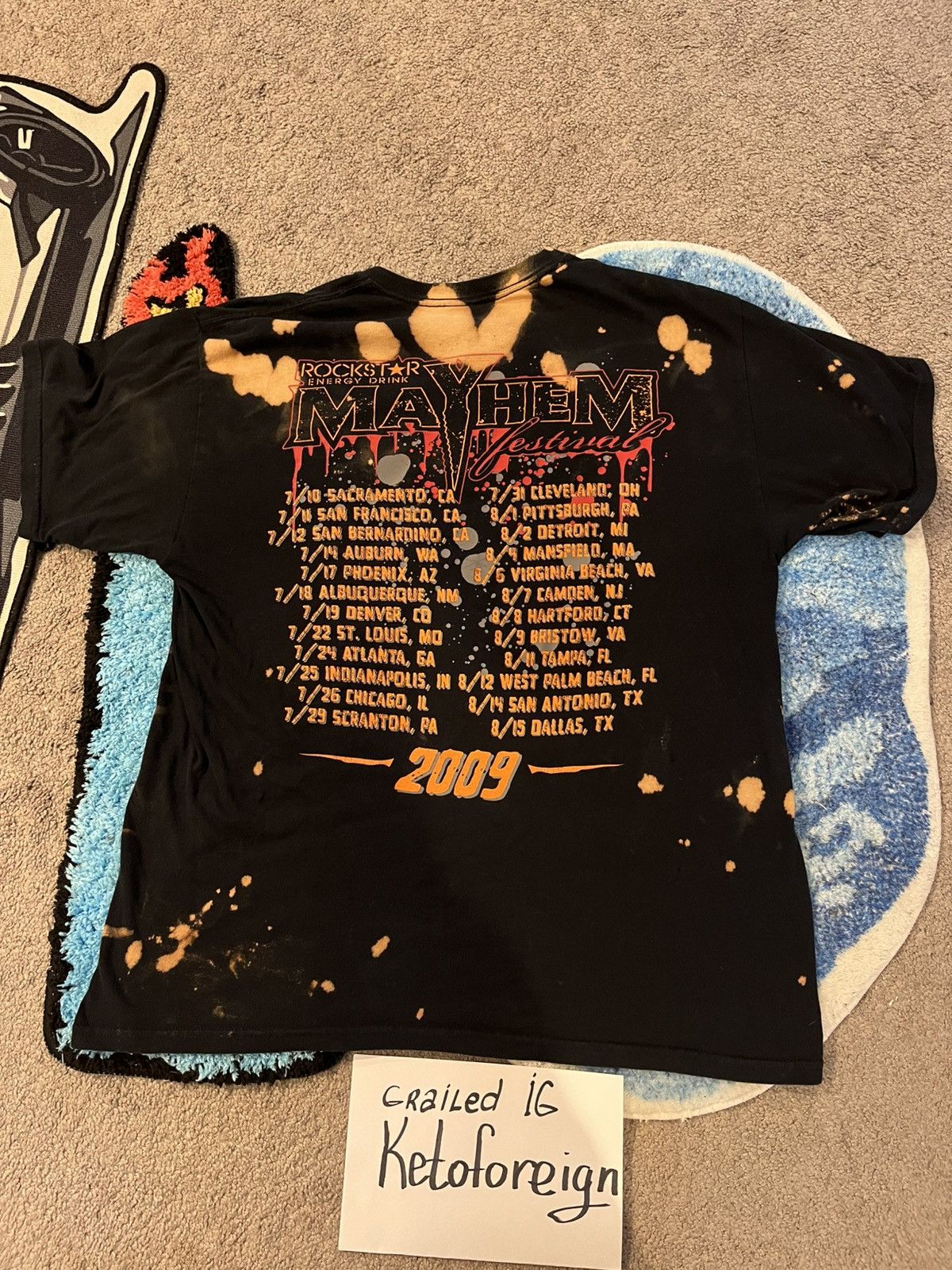 Rockstar Games × Vintage Vintage Rockstar Mayhem tour tee Size US L / EU 52-54 / 3 - 2 Thumbnail