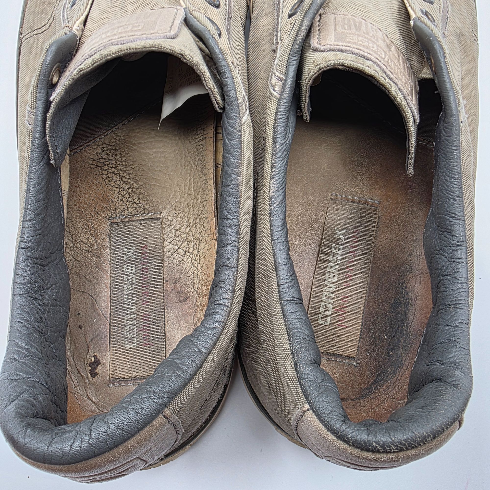 Converse × John Varvatos Converse x John Varvatos Mens Size 11 Gray Laceless Slip On Size US 11 / EU 44 - 9 Thumbnail