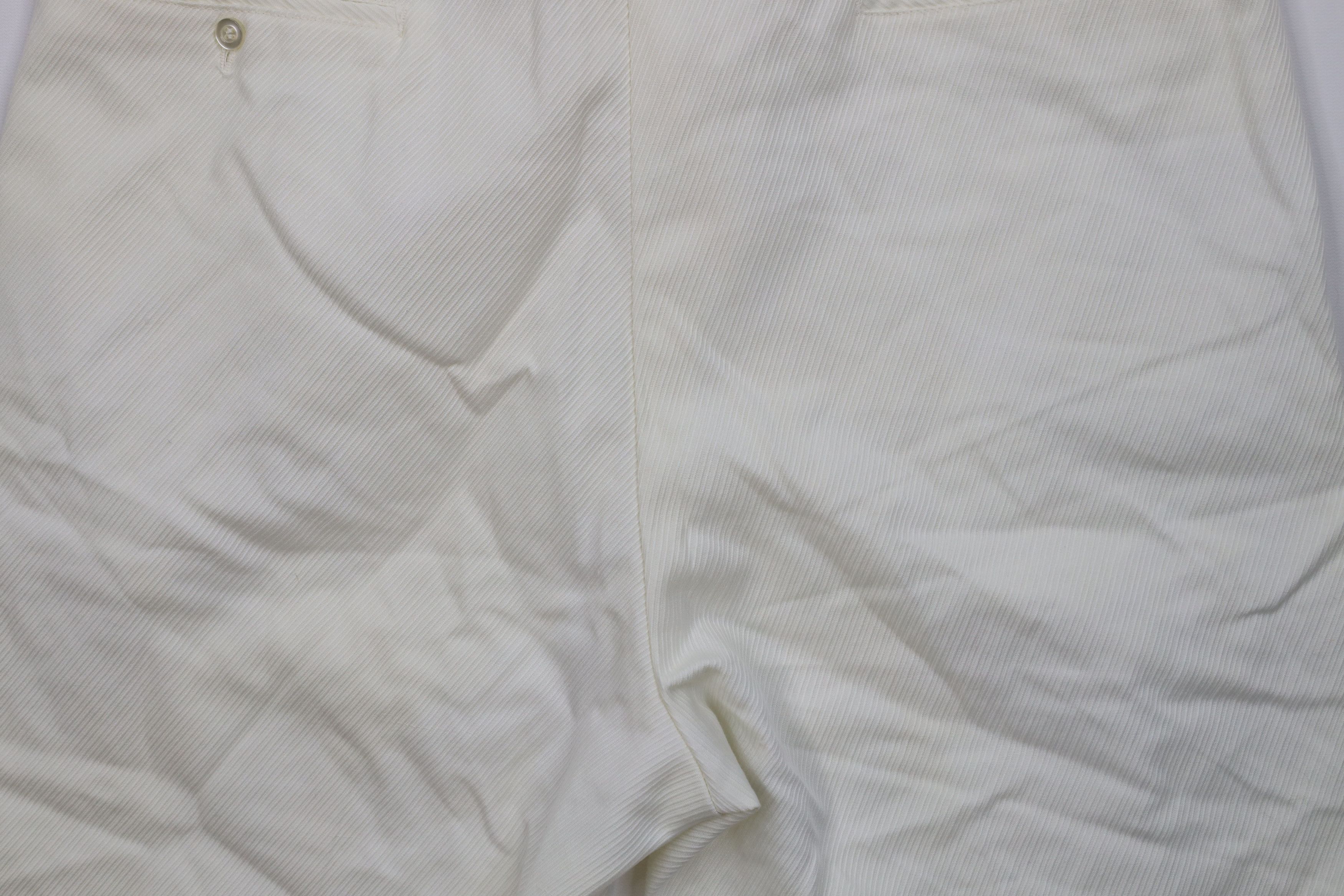Vintage Vintage 70s Streetwear Whipcord Chino Shorts Cream USA Size US 34 / EU 50 - 10 Thumbnail