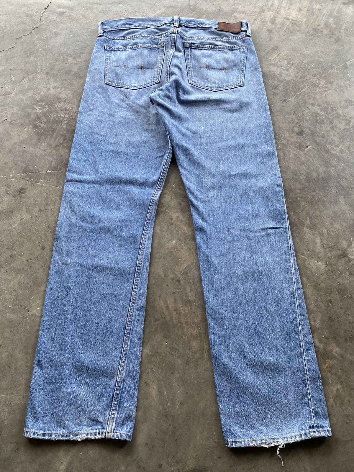 Polo Ralph Lauren Vintage Polo Ralph Lauren Denim Distressed 34x34 Size US 34 / EU 50 - 11 Thumbnail