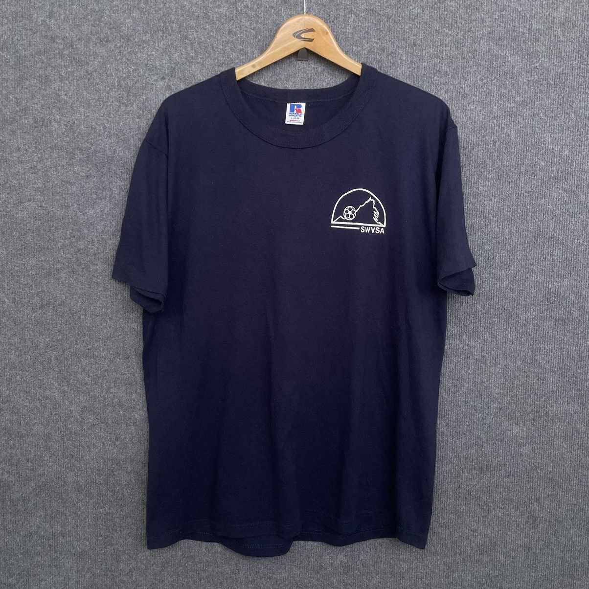 Russell Athletic × Vintage Vintage 1980s Russell Athletics x SWVSA Coach T Shirt Size US L / EU 52-54 / 3 - 1 Thumbnail