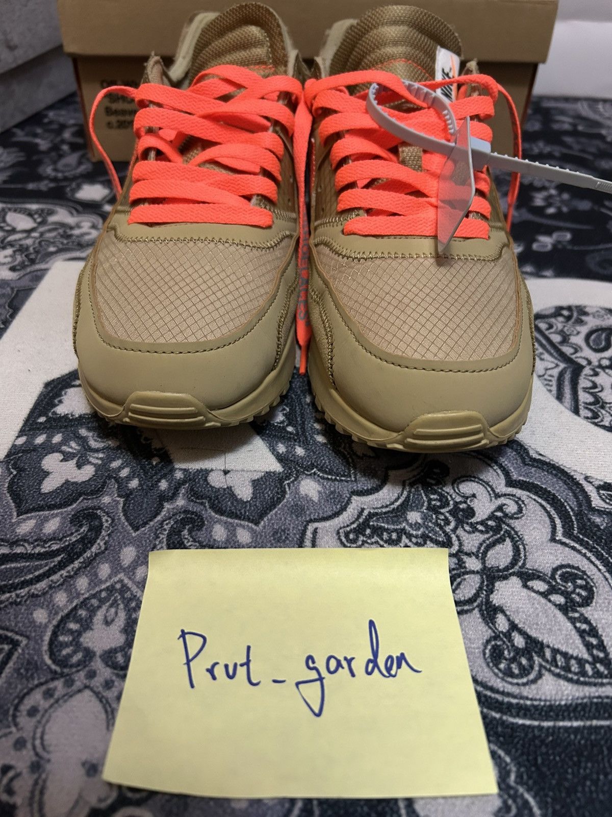 Nike × Off-White Off-White Air Max 90 Desert Size US 10 / EU 43 - 5 Thumbnail
