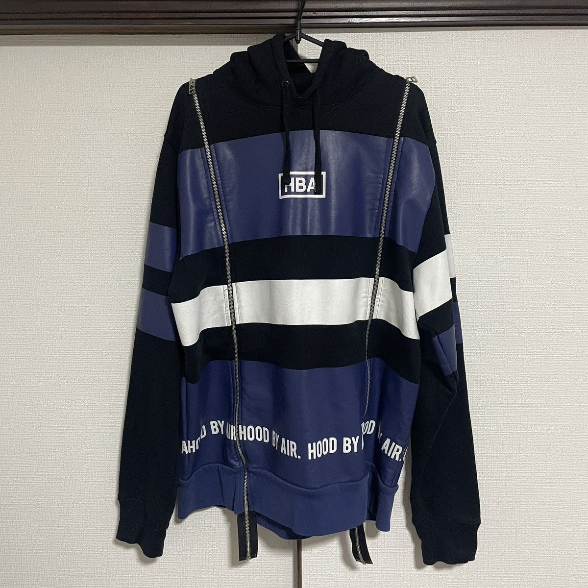 Hood By Air Zipped Colorblock Hoodie Size US L / EU 52-54 / 3 - 1 Thumbnail