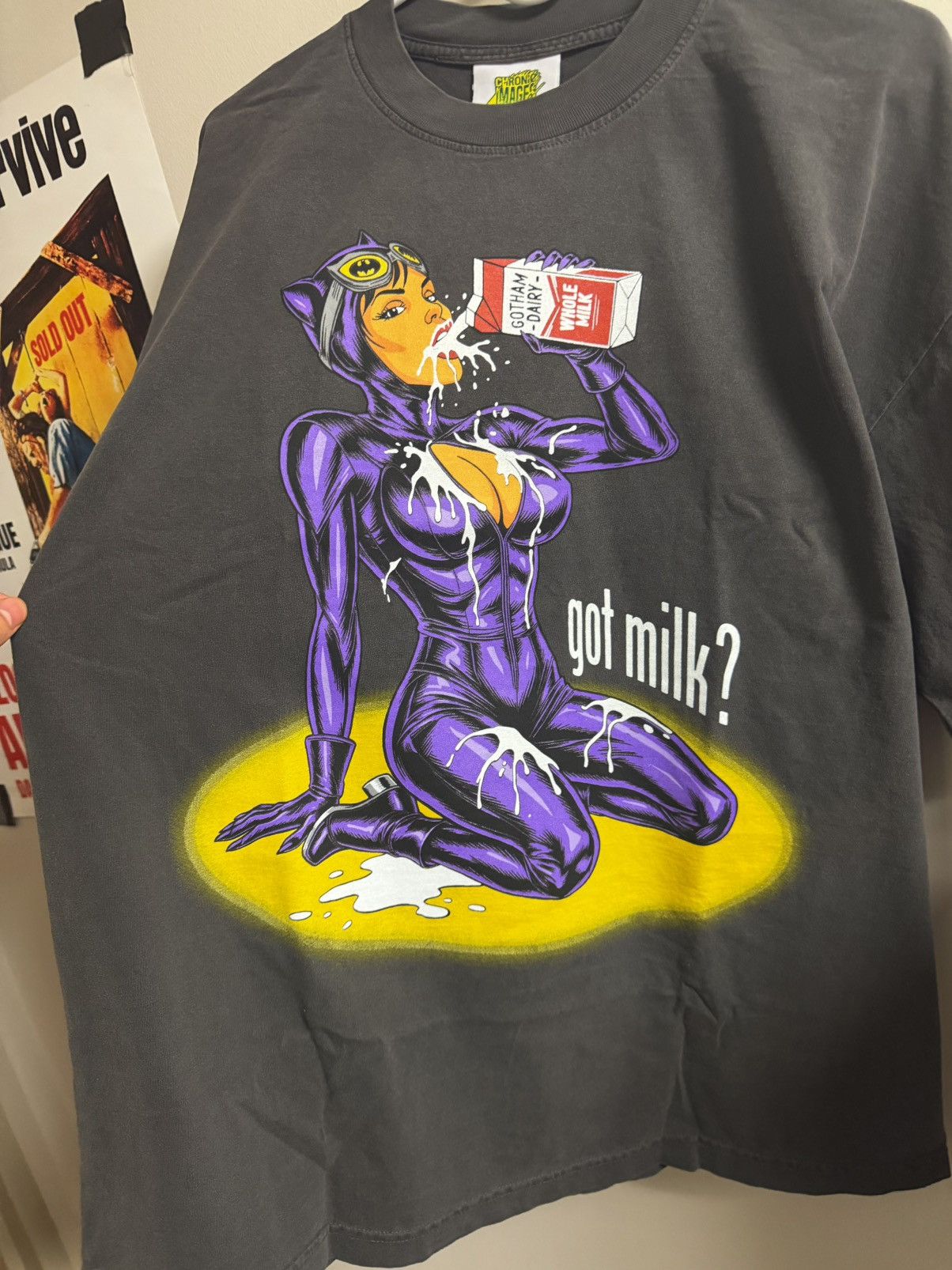 Vintage Chronic Images Meow Tee Size US XL / EU 56 / 4 - 2 Thumbnail