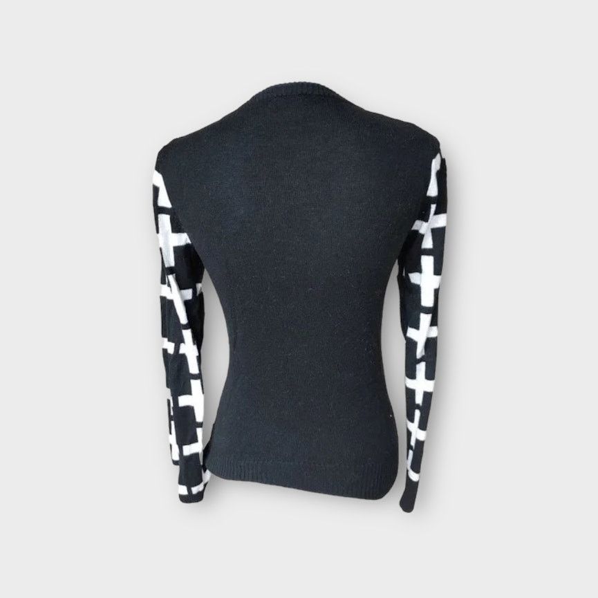 Merona Merona | Cross Print Pullover Sweater | Large Size L / US 10 / IT 46 - 6 Thumbnail