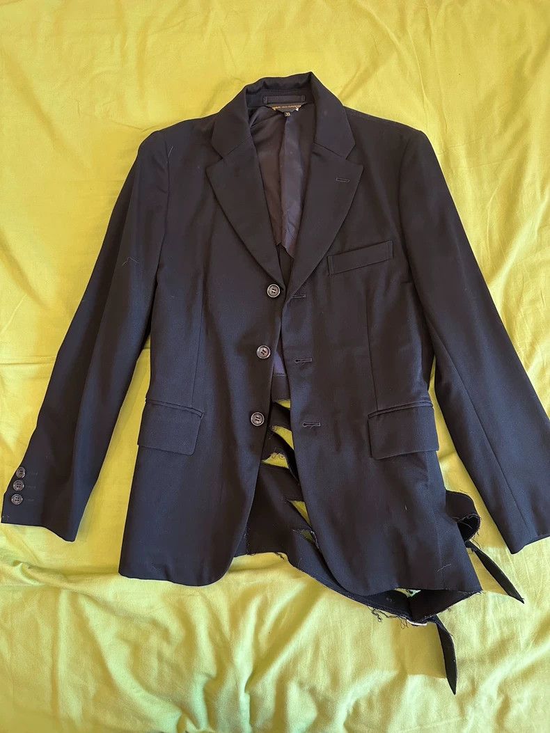 Comme des Garcons CDG Comme des Garcons Back Cut Blazer - dmc Size US XS / EU 42 / 0 - 1 Thumbnail