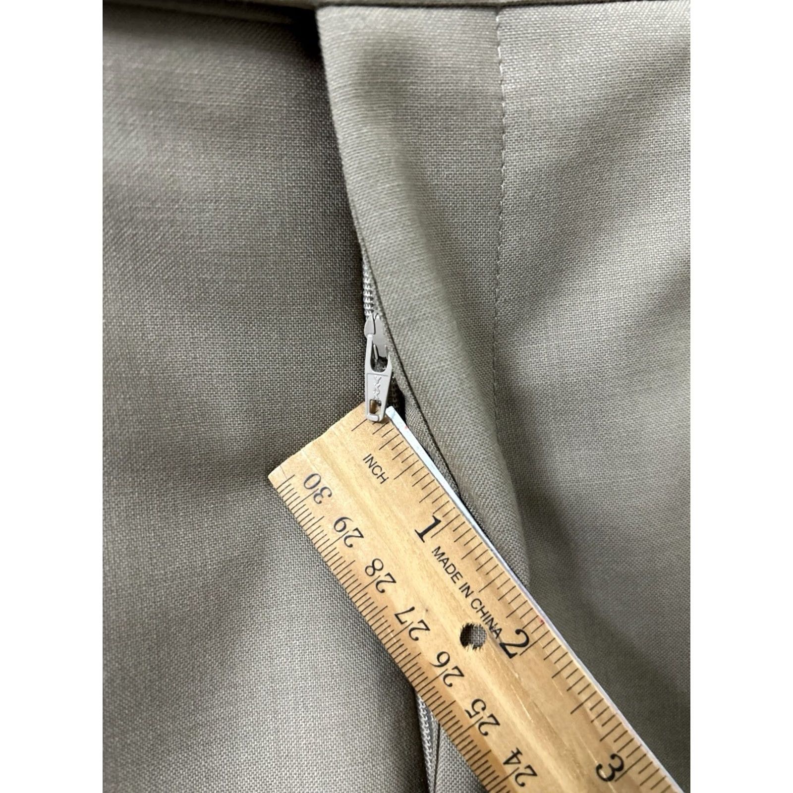 Ralph Lauren Lauren Ralph Lauren Pants Mens 38x30 Tan 100% Wool Total Comfort Pockets Dress Pants Business Workwear Front Zipper Button Flat Front Classic Size US 38 / EU 54 - 5 Thumbnail