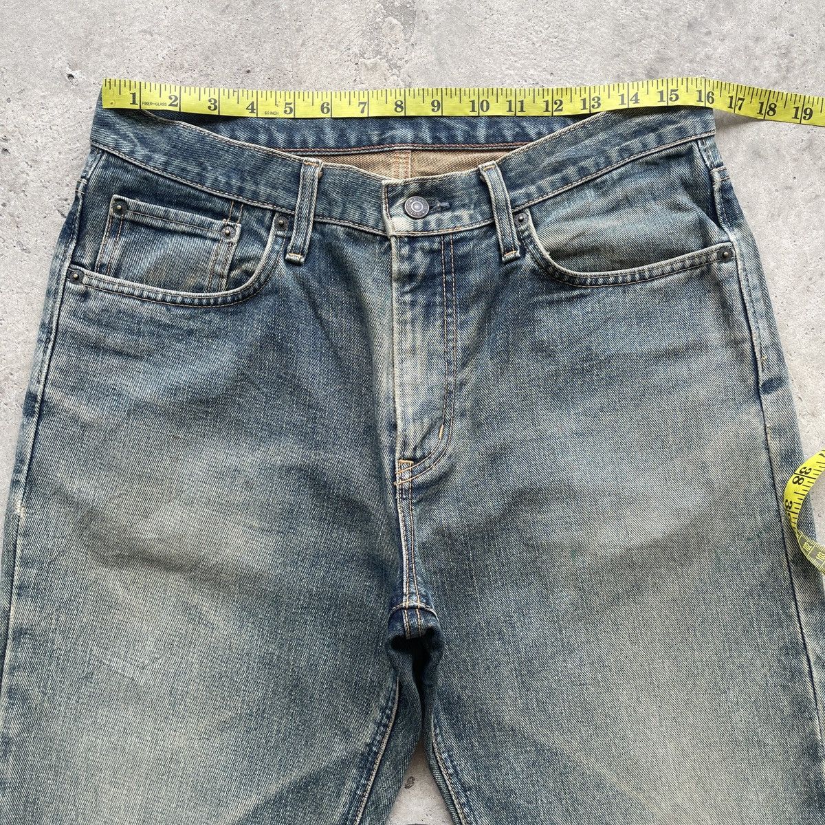 Edwin Vintage Edwin Japan Mud Wash Jeans Faded Distressed Pants Size US 32 / EU 48 - 5 Thumbnail