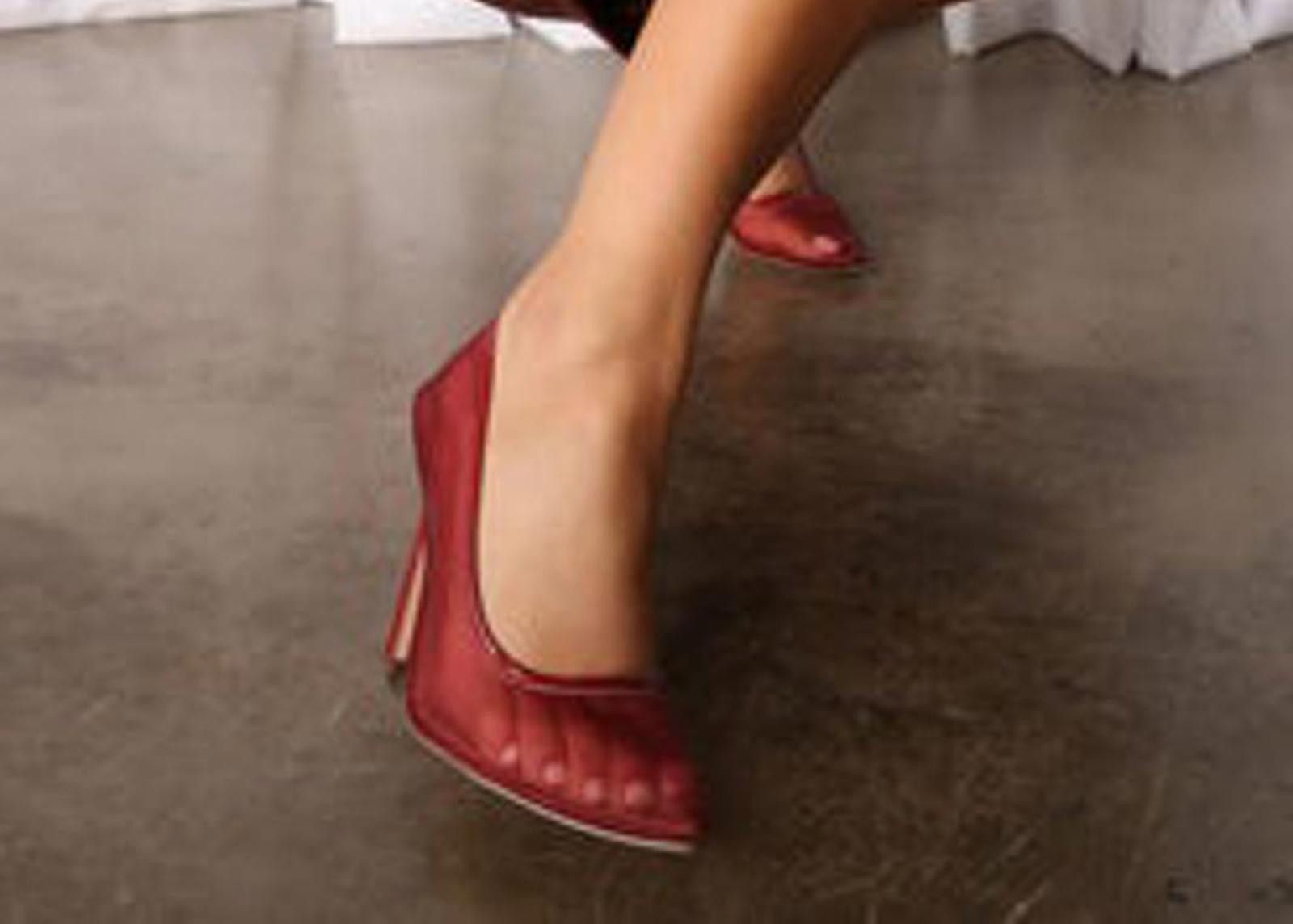 Fashion Nova Mesh Well Together Pumps - Burgundy Size US 9 / IT 39 - 1 Preview