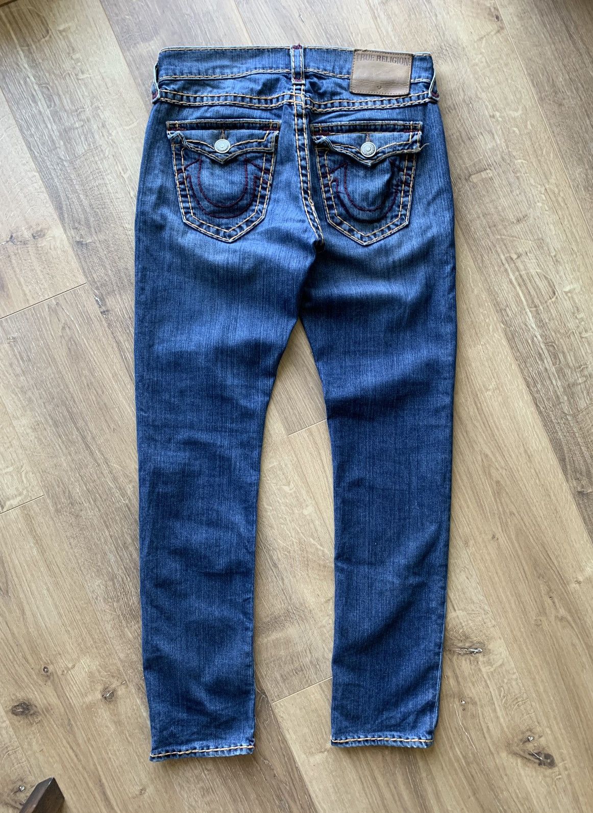 True Religion Vintage True Religion Geno W Flap Super T relaxed slim jeans Size US 30 / EU 46 - 4 Thumbnail