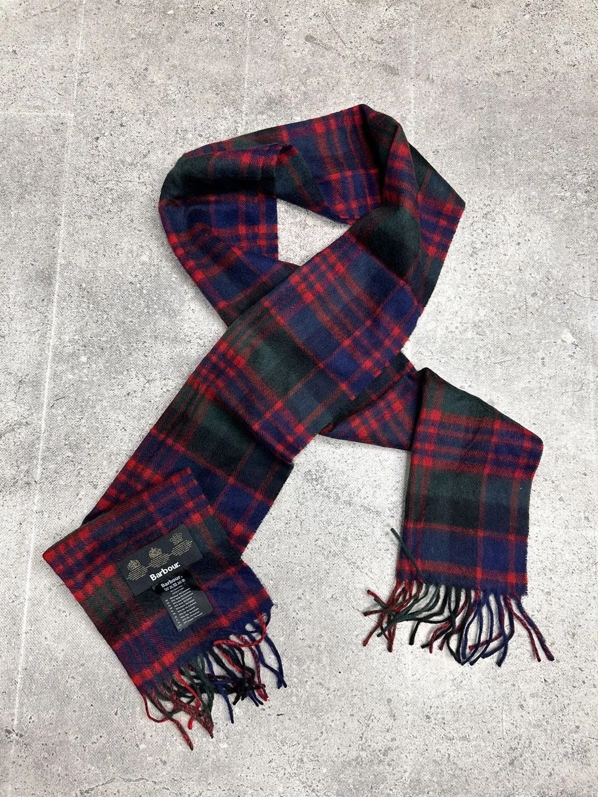 Vintage Vintage Wool Barbour Scarf Burberry Nova Check Loro piana Size ONE SIZE - 6 Thumbnail