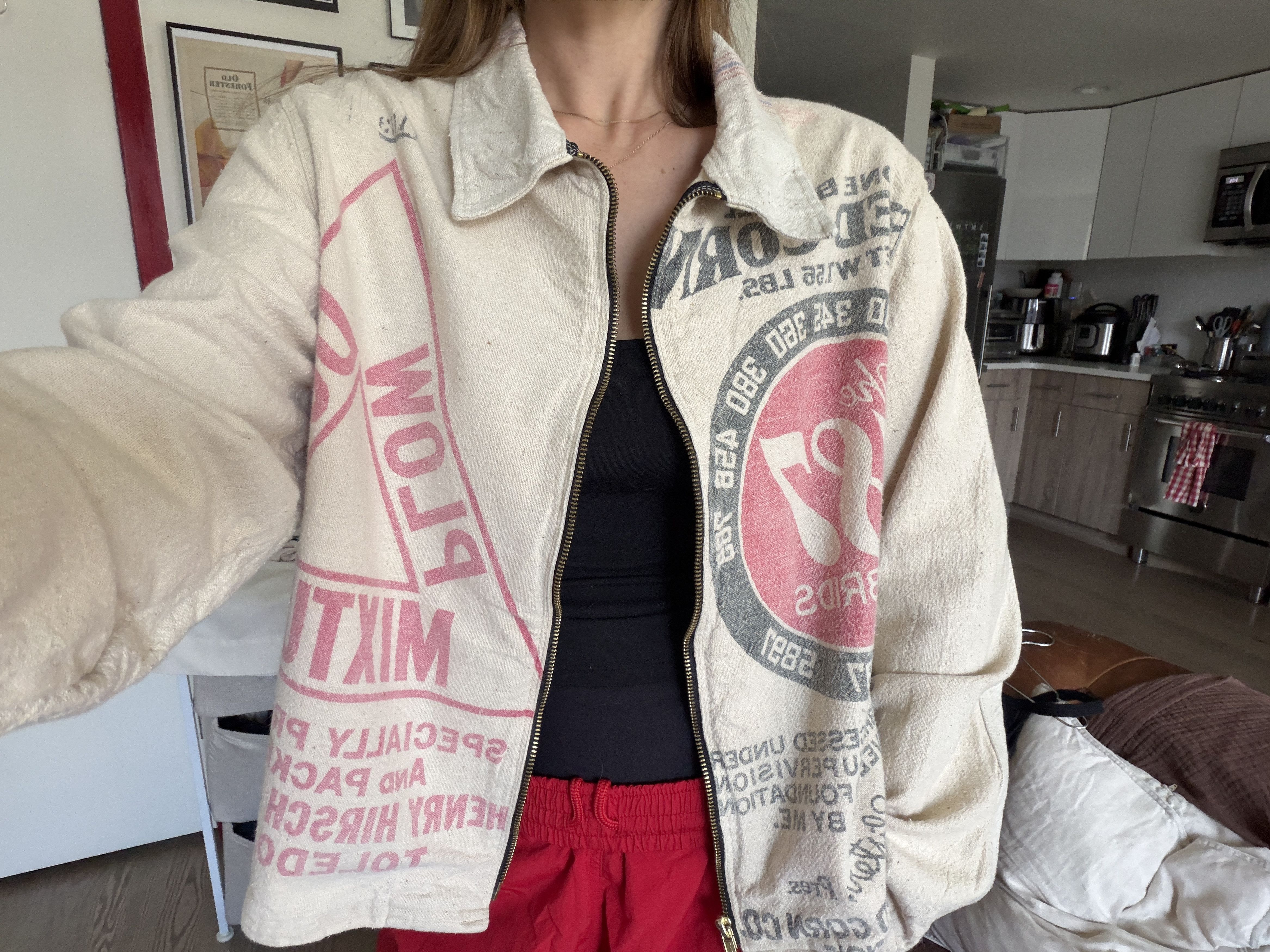 Other Assemblage Studio Co Feedsack Work Jacket size M Size US M / EU 48-50 / 2 - 5 Thumbnail
