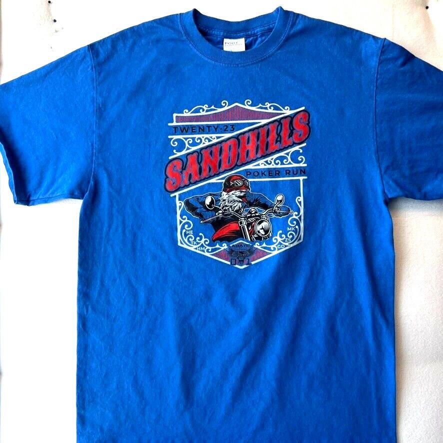 Designer Sandhills Poker Run Biker T-Shirt 2023 Mens M Size US M / EU 48-50 / 2 - 1 Thumbnail