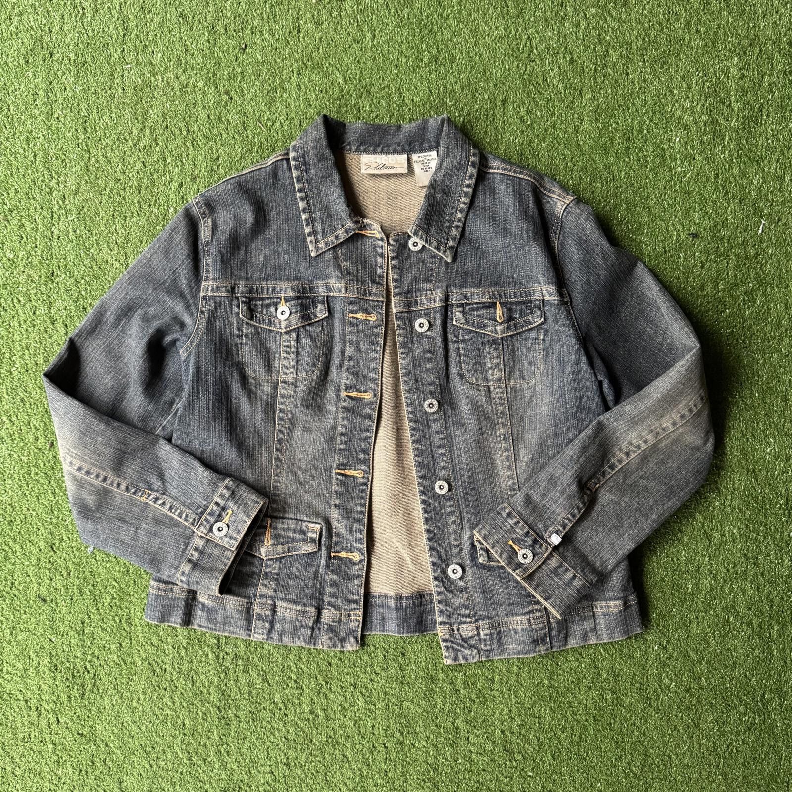 Chicos Chico's Classic Denim Jacket Size ONE SIZE - 1 Thumbnail