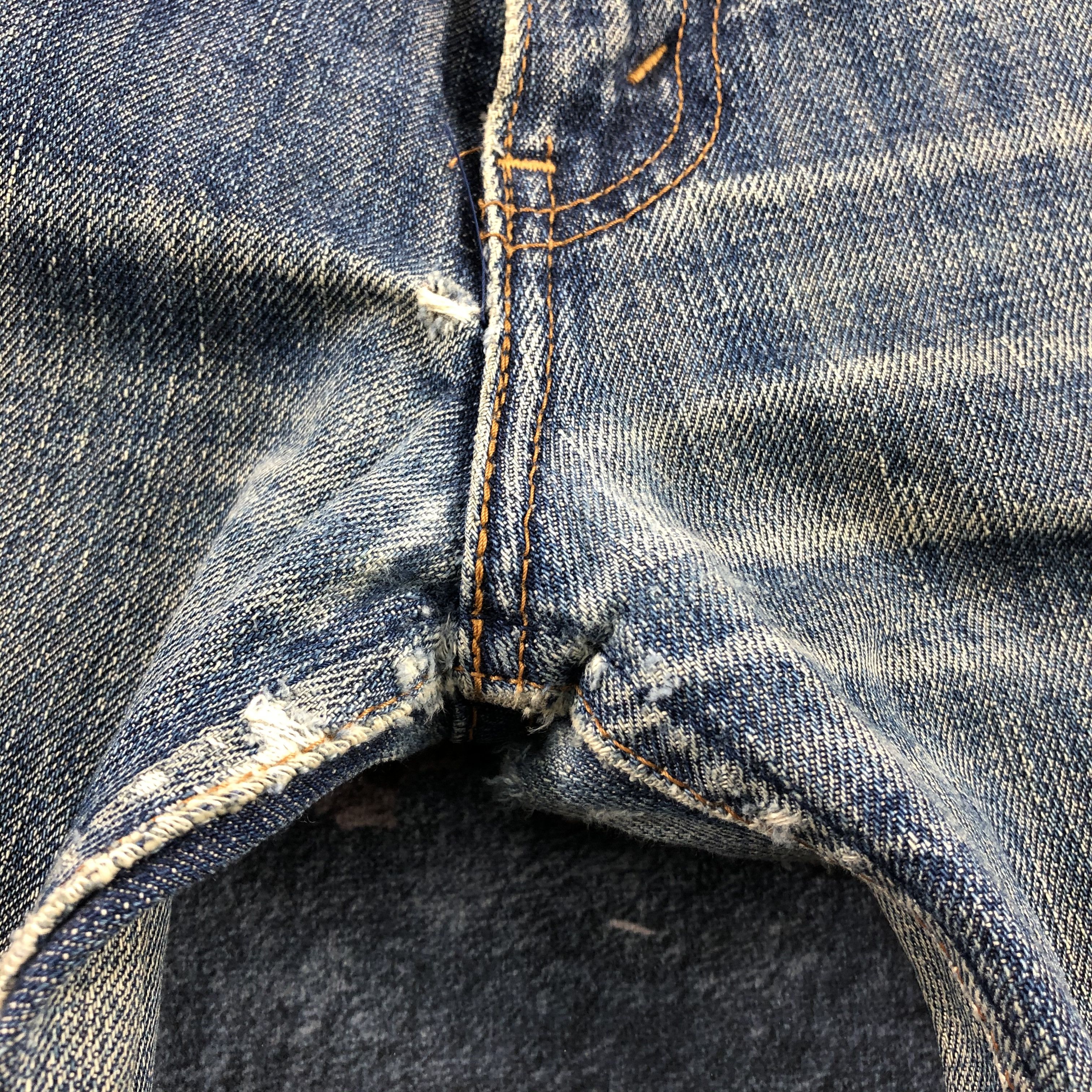 Levi's Vintage 90s Blue Wash Levis 607 Orange Tab Jeans-JM2759 Size US 32 / EU 48 - 11 Thumbnail