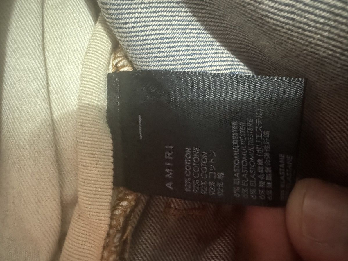 Amiri authentic amiri jeans wes lang size 30 Size US 30 / EU 46 - 4 Thumbnail