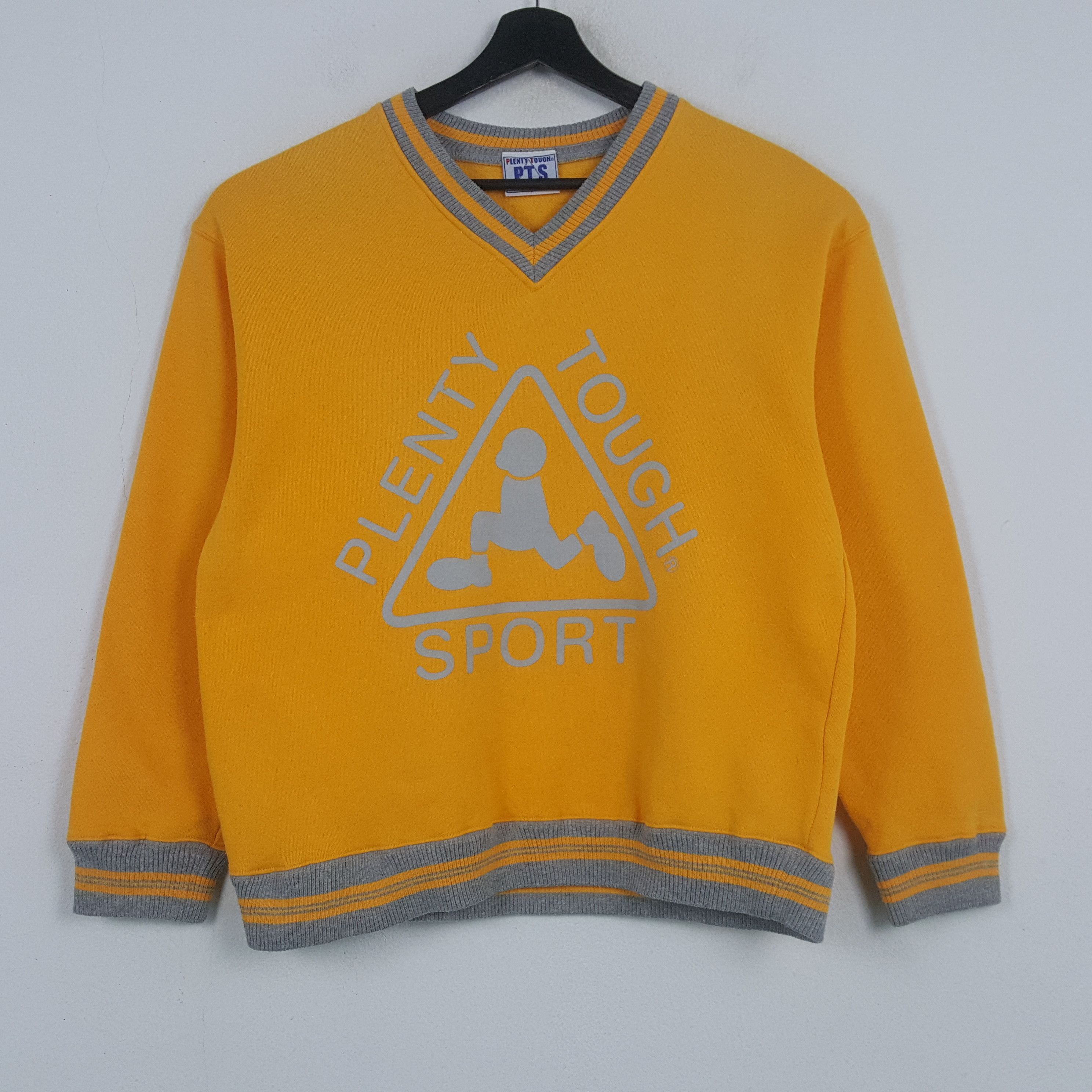 Vintage PLENTY TOUGH SPORT Streetwear Style Sweatshirt C293N26 Size US M / EU 48-50 / 2 - 1 Thumbnail