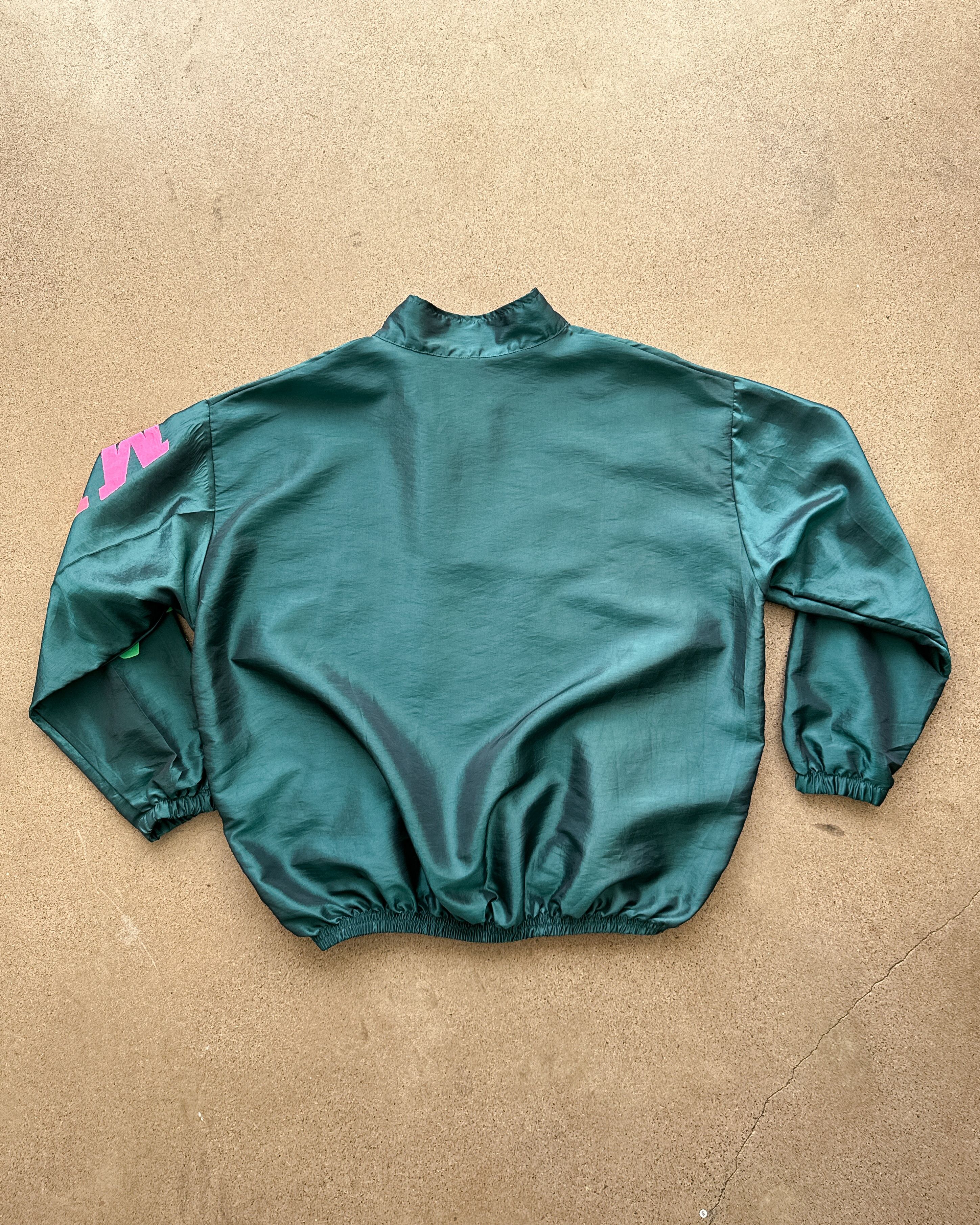 Vintage Vintage 1980s Myrtle Beach South Carolina Windbreaker Green Size US L / EU 52-54 / 3 - 4 Thumbnail