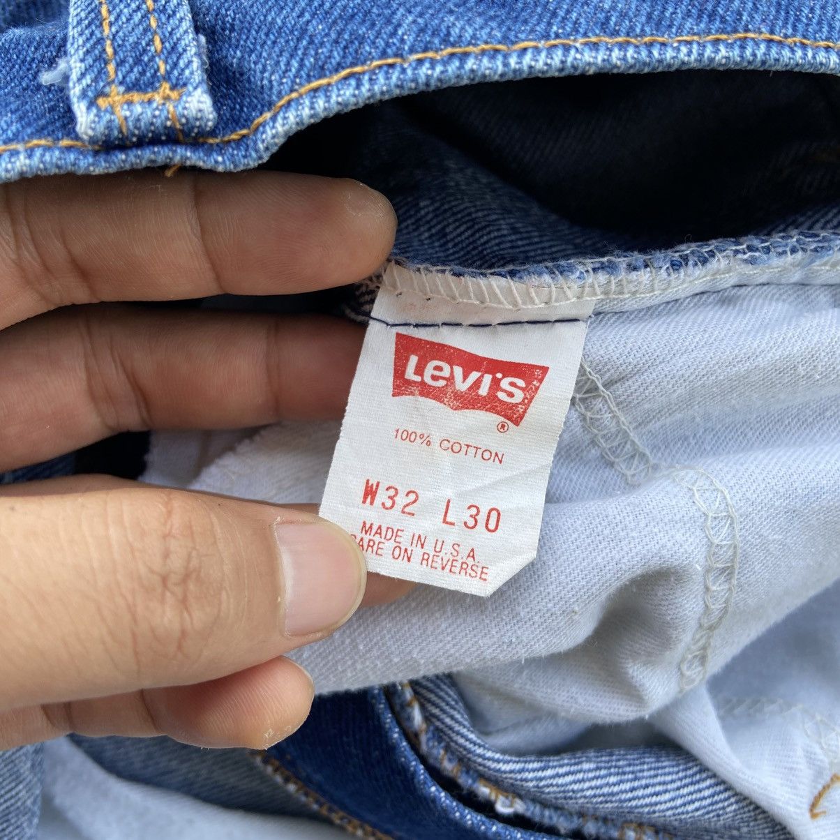 Levi's × Levi's Vintage Clothing Vintage Levi's 646 Orange Tab Flared Jeans Size US 30 / EU 46 - 7 Thumbnail