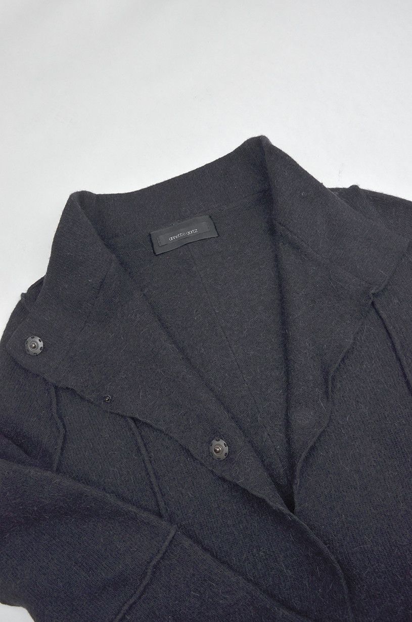 Annette Gortz Annette Görtz Raw-Edge Knit Jacket, Funnel Collar – S Size S / US 4 / IT 40 - 7 Thumbnail
