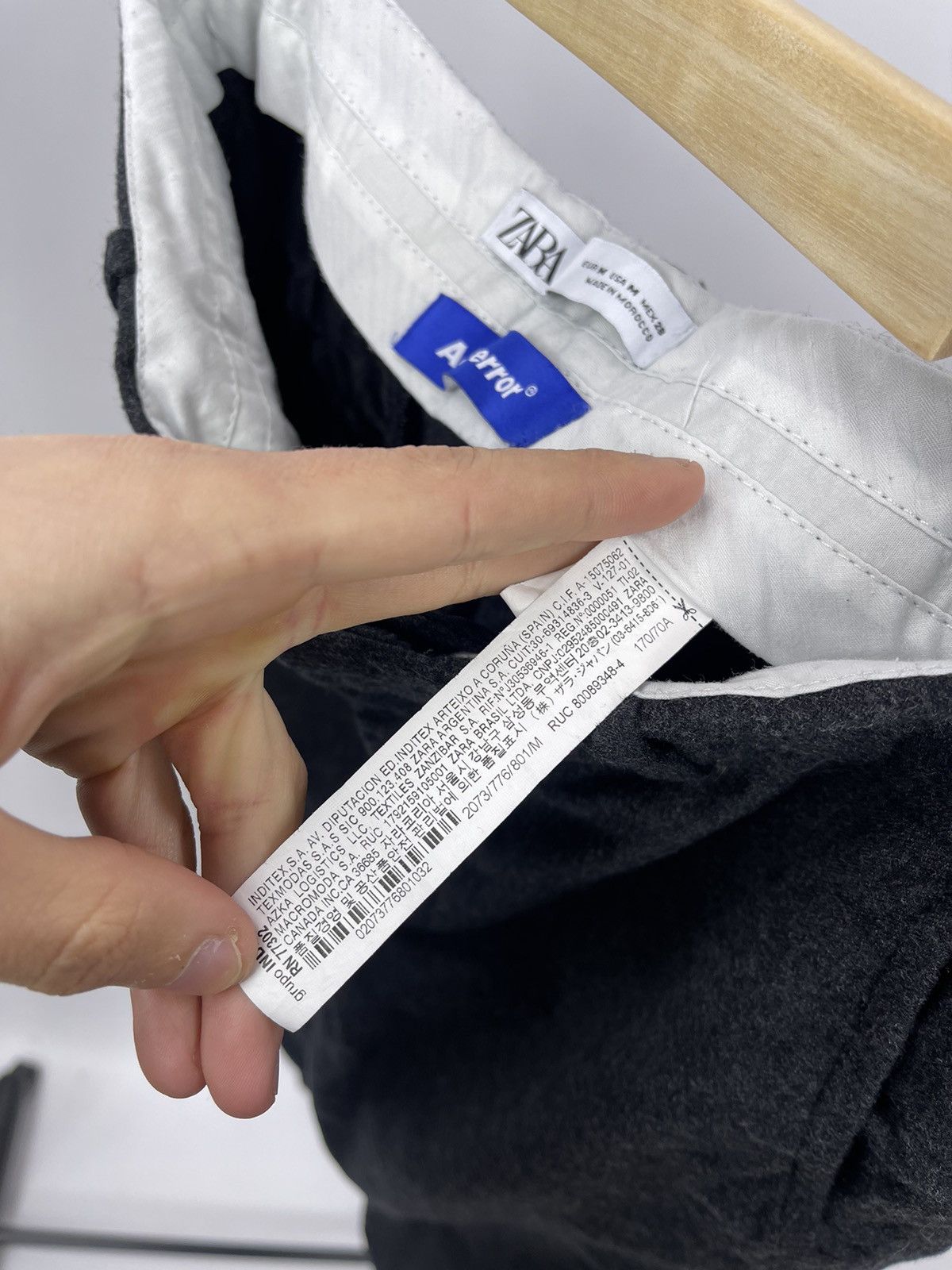 Ader Error × Zara Zara x Ader Error high end pants Size M (28) Grey 98% Wool Size US 28 / EU 44 - 6 Thumbnail